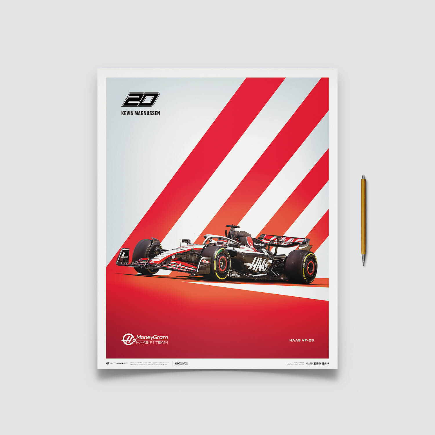 Kevin Magnussen | 2023 MoneyGram Haas F1 Team | Haas Poster