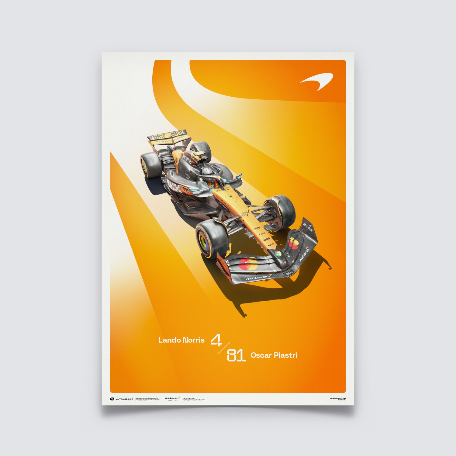 Poster / Affiche West McLaren MERCEDES Formule 1 MP4-16 MOBIL 1 - 59 cm Poster / Affiche West McLaren MERCEDES Formule 1 MP4-16 MOBIL 1 - 59 cm