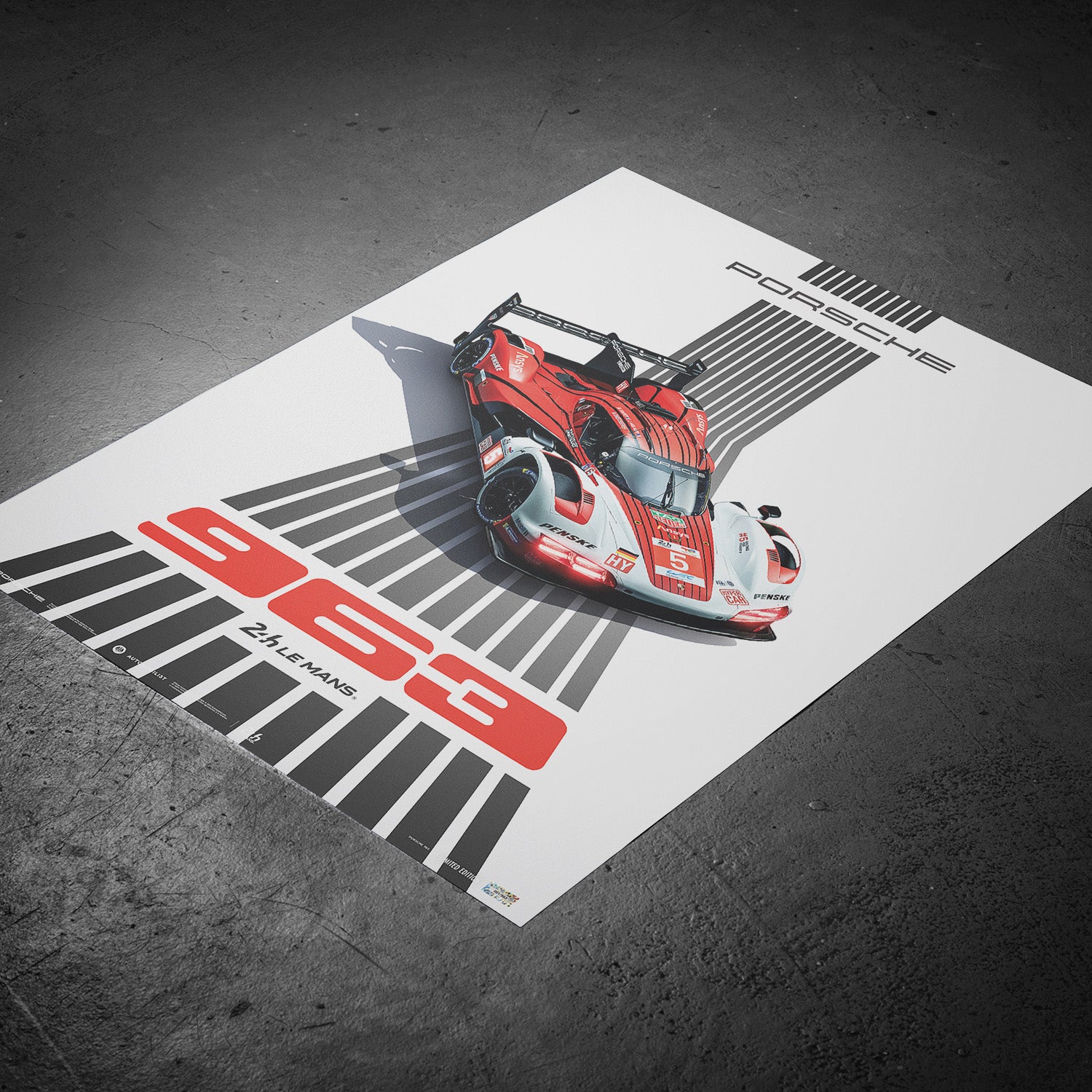 Porsche 963 | 24h of Le Mans 2025 | Official Poster