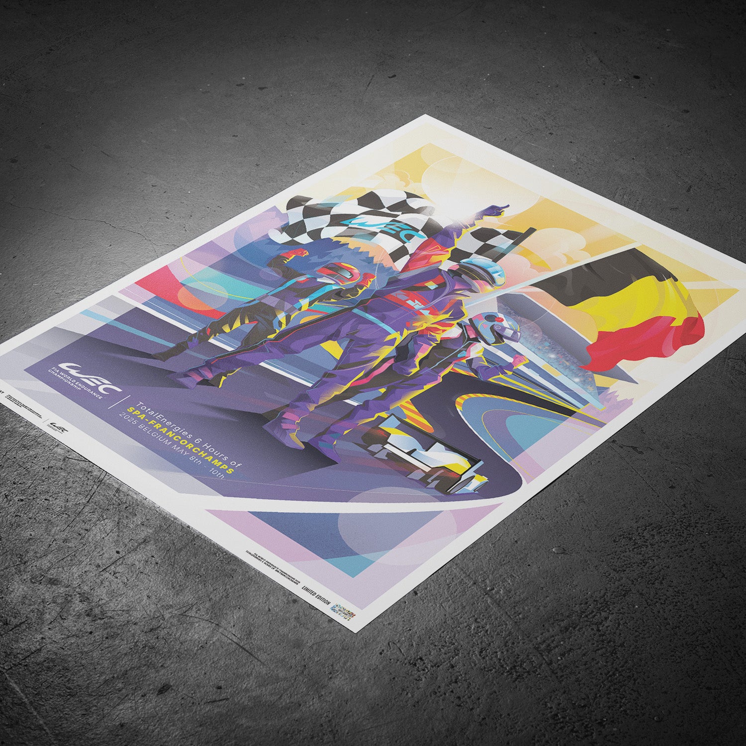 FIA WEC 2025 | 6 Hours of Spa-Francorchamps | Official Event Poster