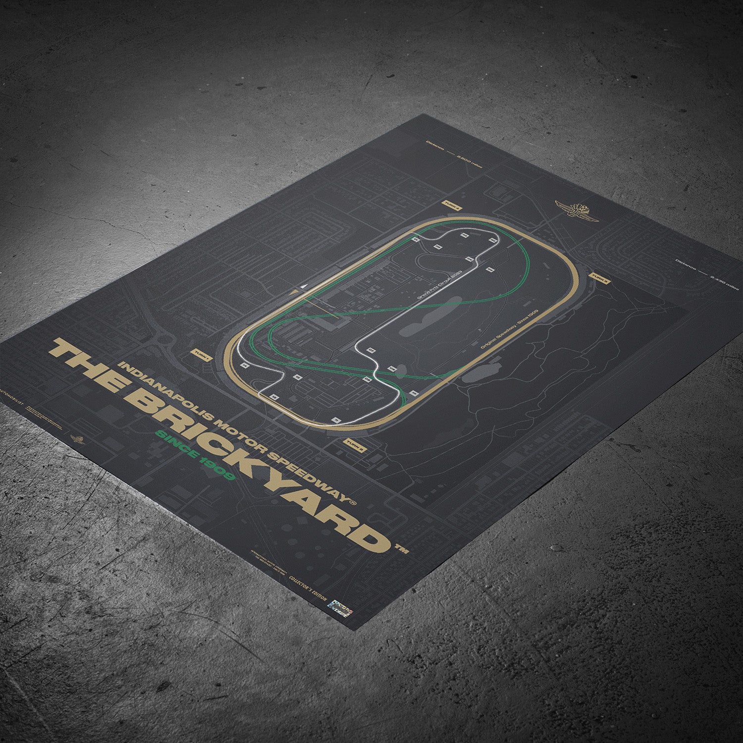 Indianapolis Motor Speedway® | The Brickyard™ | Collector's Edition Poster