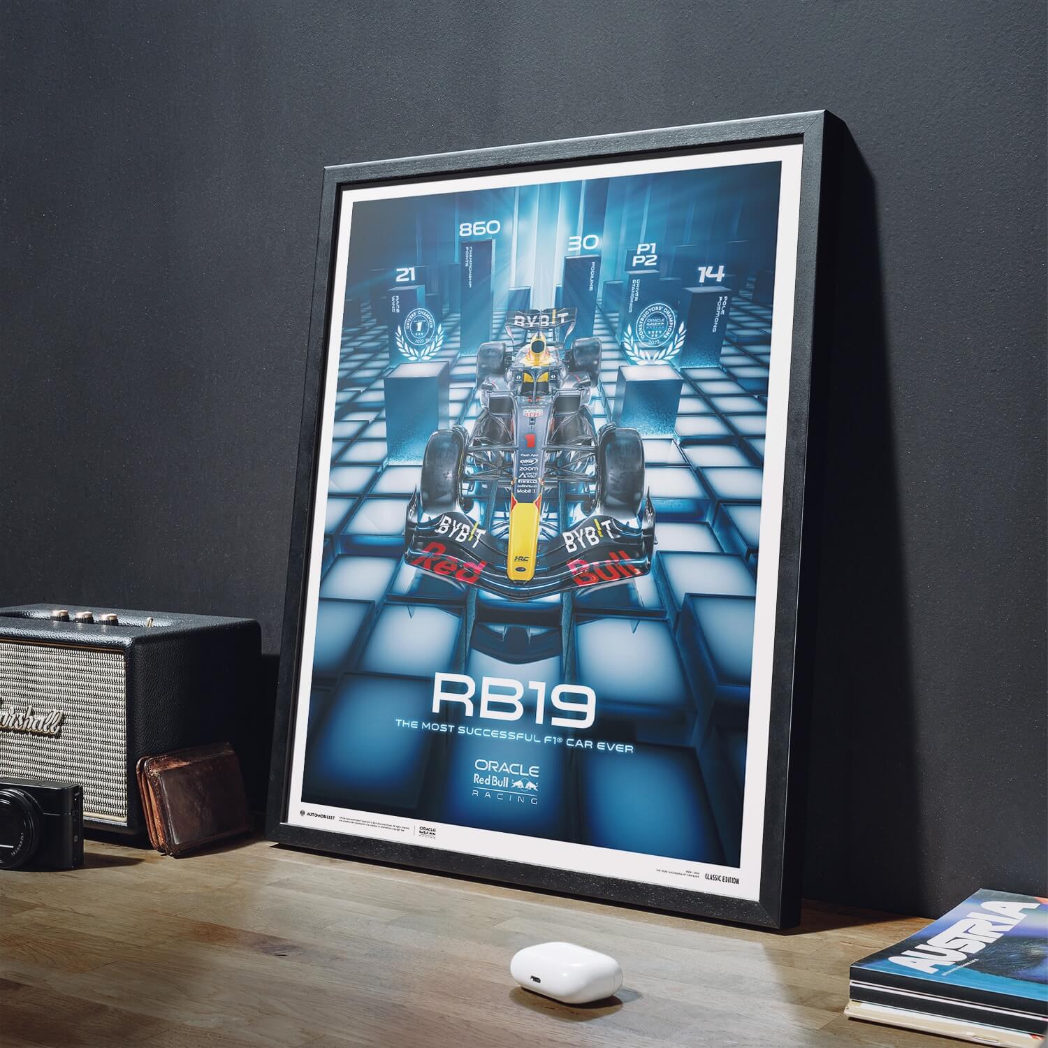 Oracle Red Bull Racing RB19 | 2023 The Most Successful F1® Car Ever | Red Bull Poster