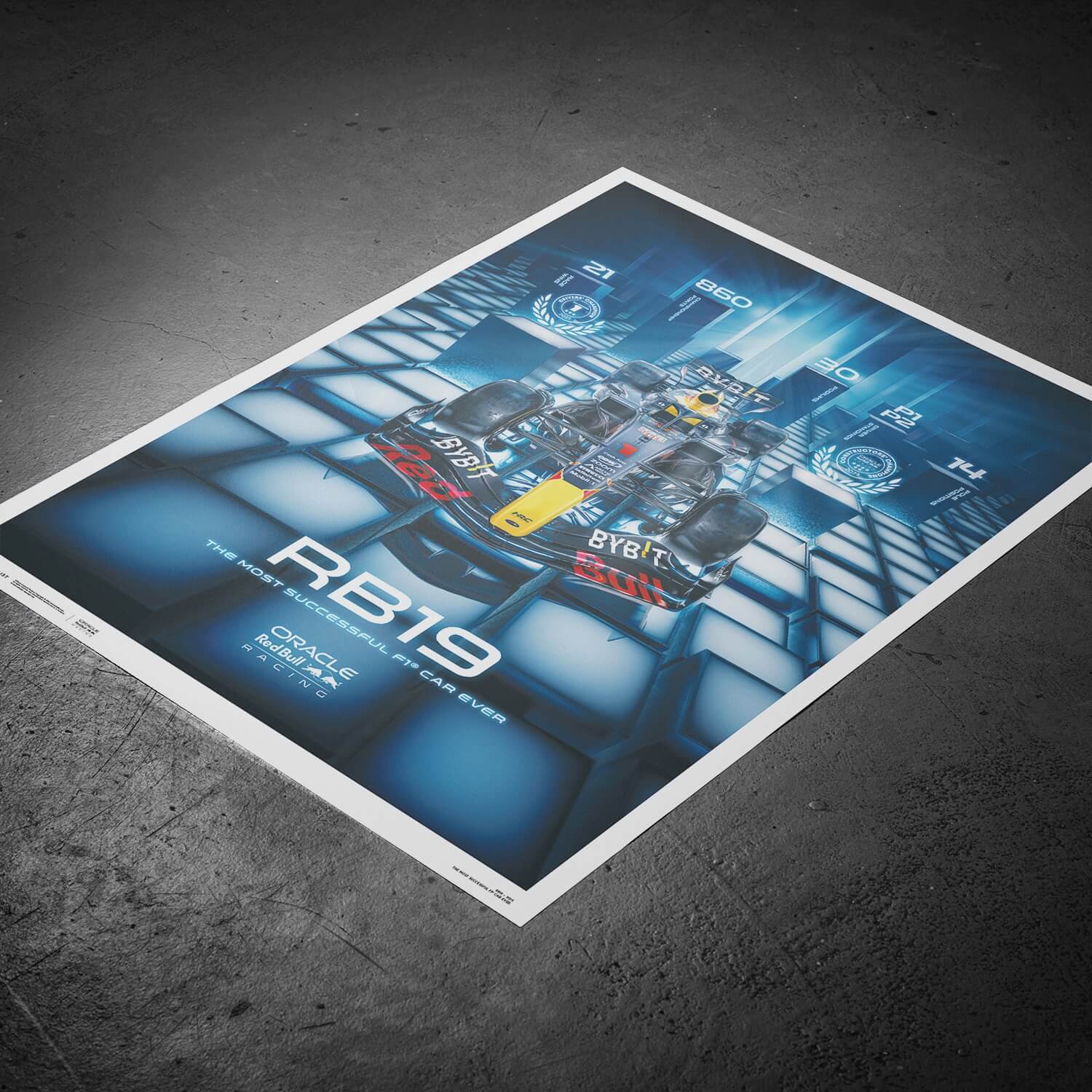 Oracle Red Bull Racing RB19 | 2023 The Most Successful F1® Car Ever | Red Bull Poster