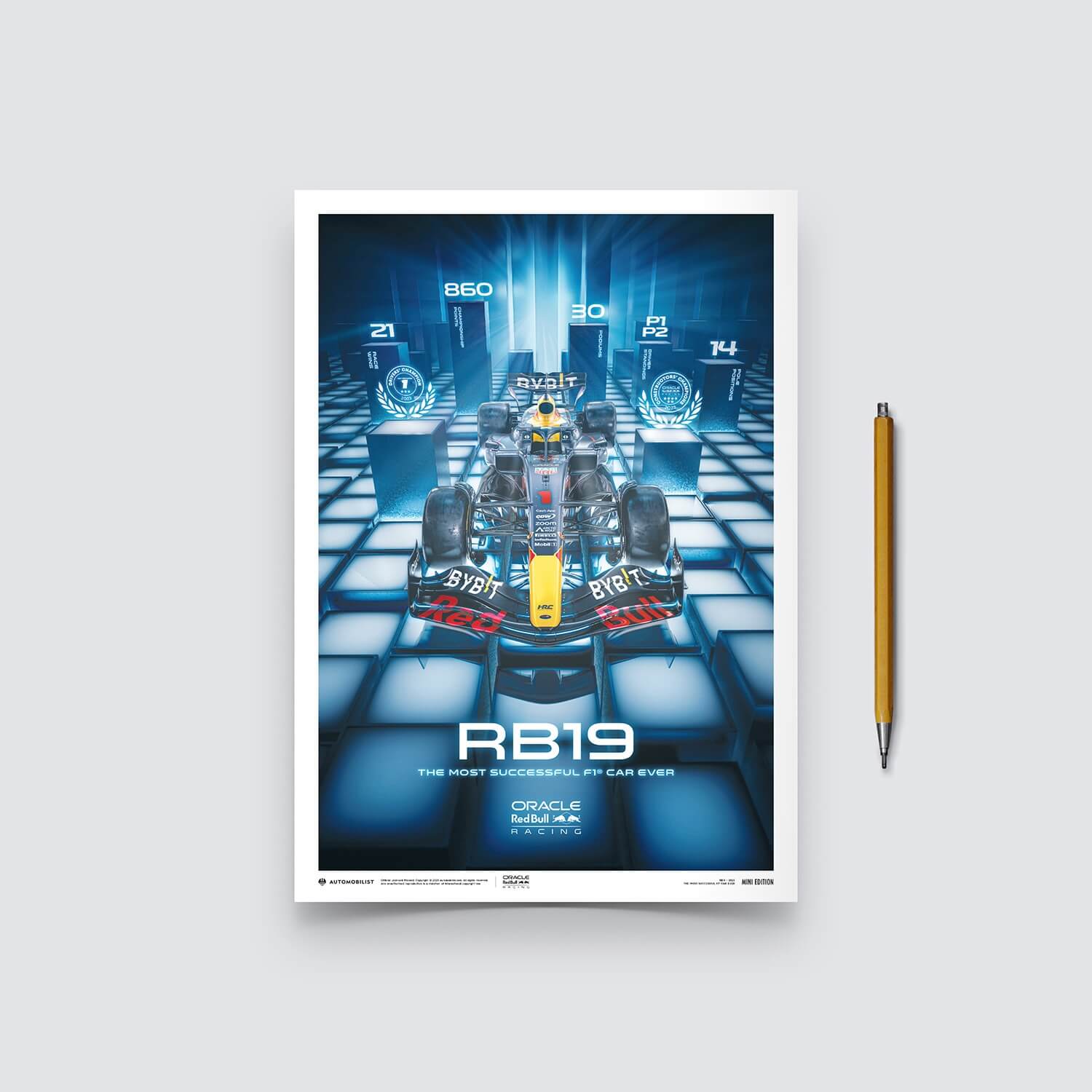 Oracle Red Bull Racing RB19 | 2023 The Most Successful F1® Car Ever | Red Bull Poster