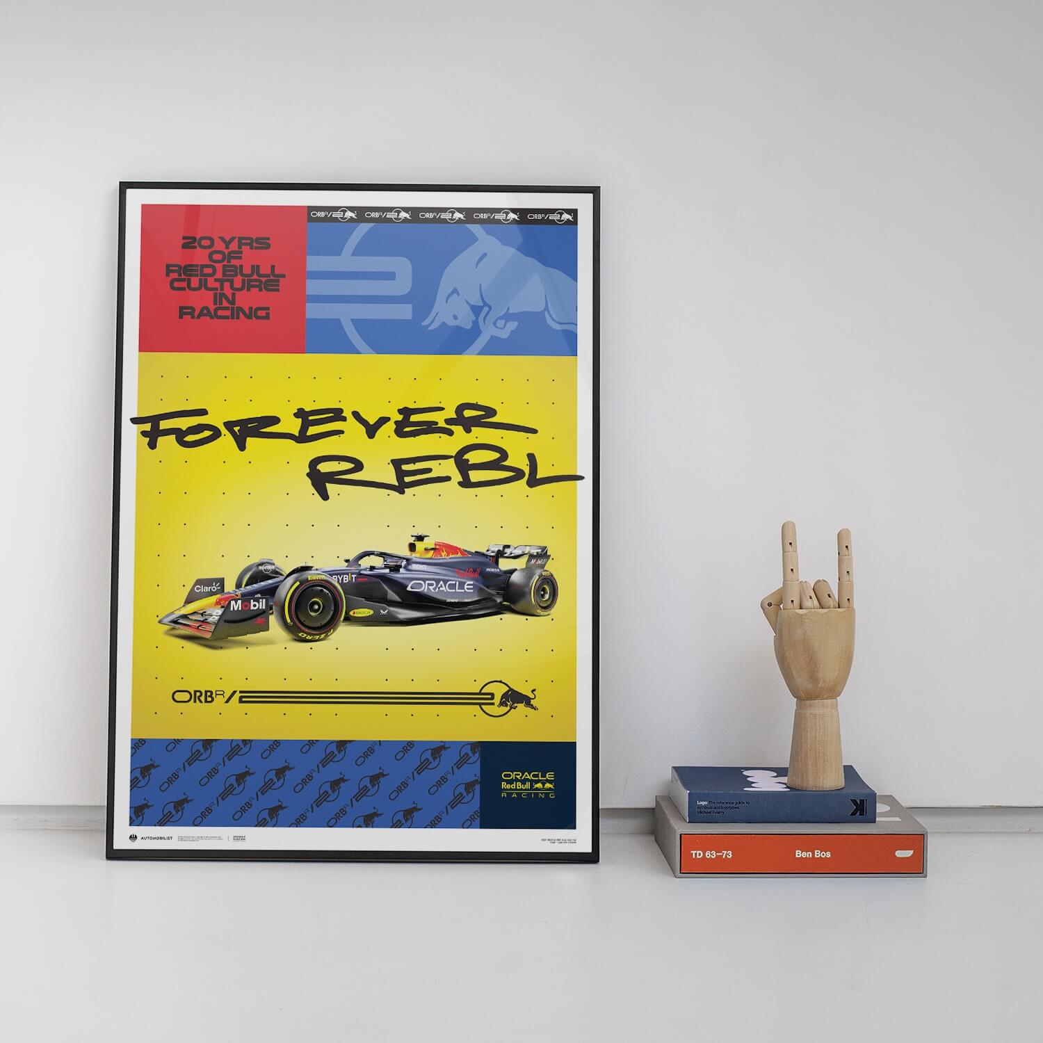Oracle Red Bull Racing RB20 | 2024 Forever Rebl 20th Anniversary | Red Bull Poster
