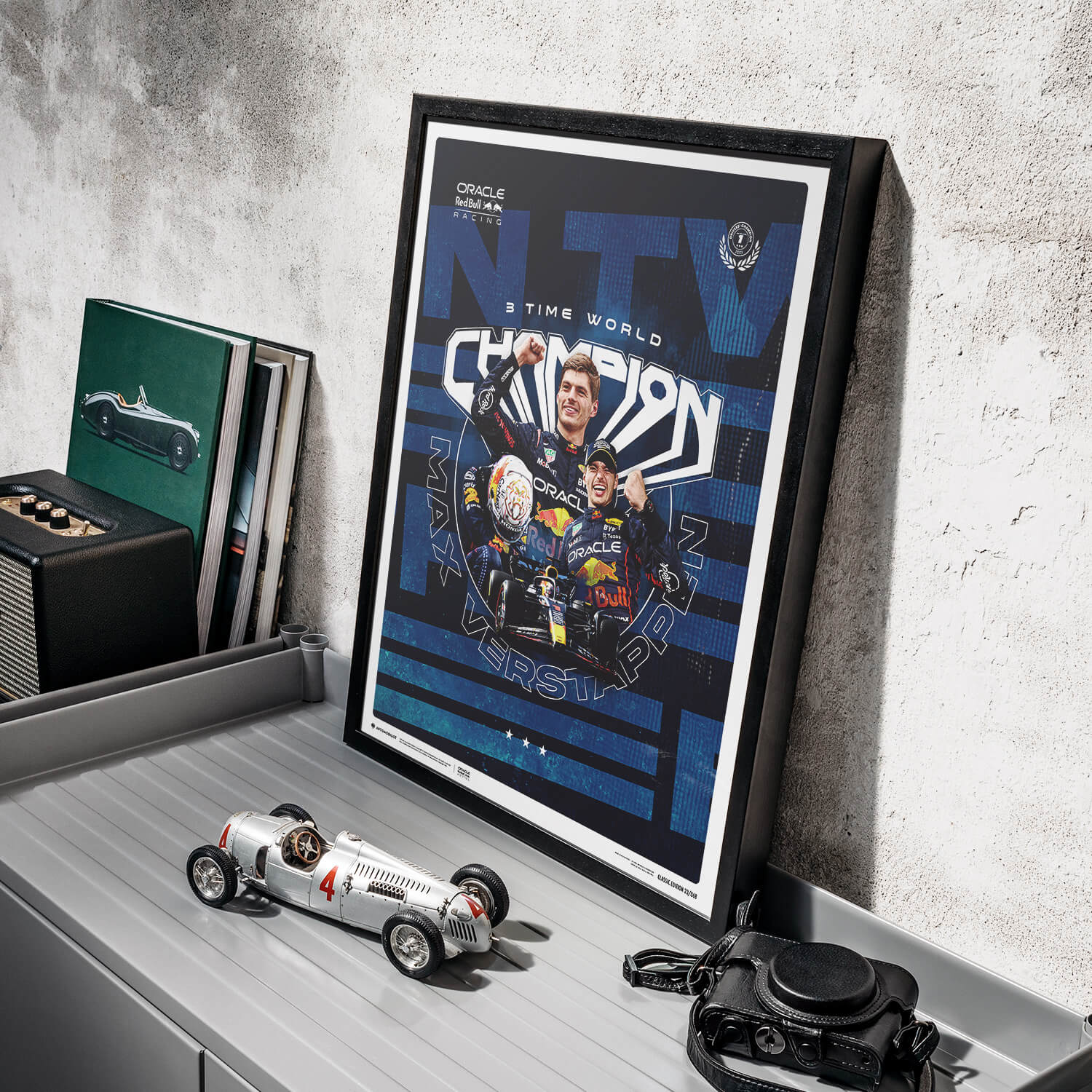 Max Verstappen | 2023 F1® World Drivers' Champion | Oracle Red Bull Racing Poster