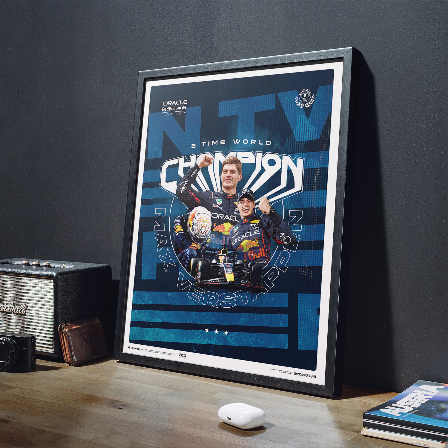 Max Verstappen | 2023 F1® World Drivers' Champion | Oracle Red Bull Racing Poster