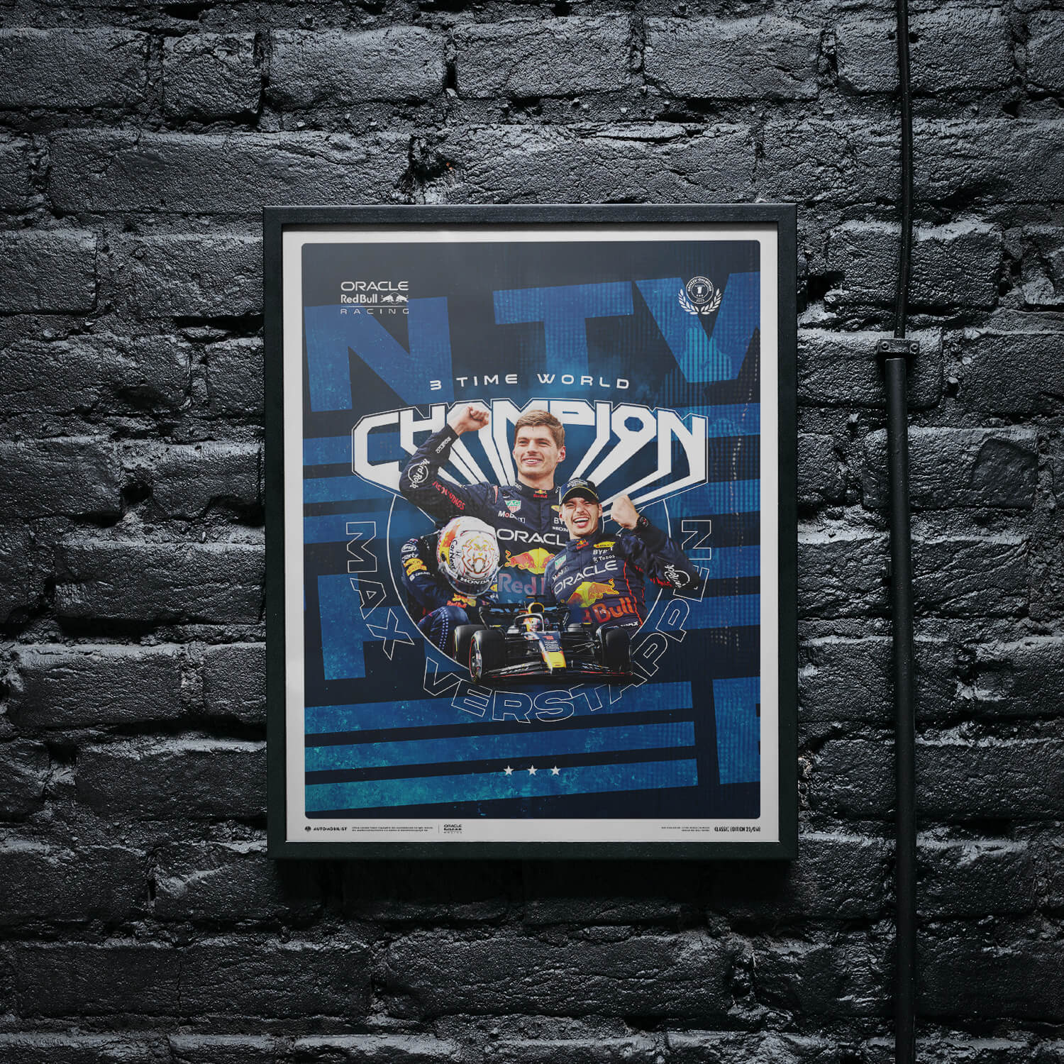 Max Verstappen | 2023 F1® World Drivers' Champion | Oracle Red Bull Racing Poster