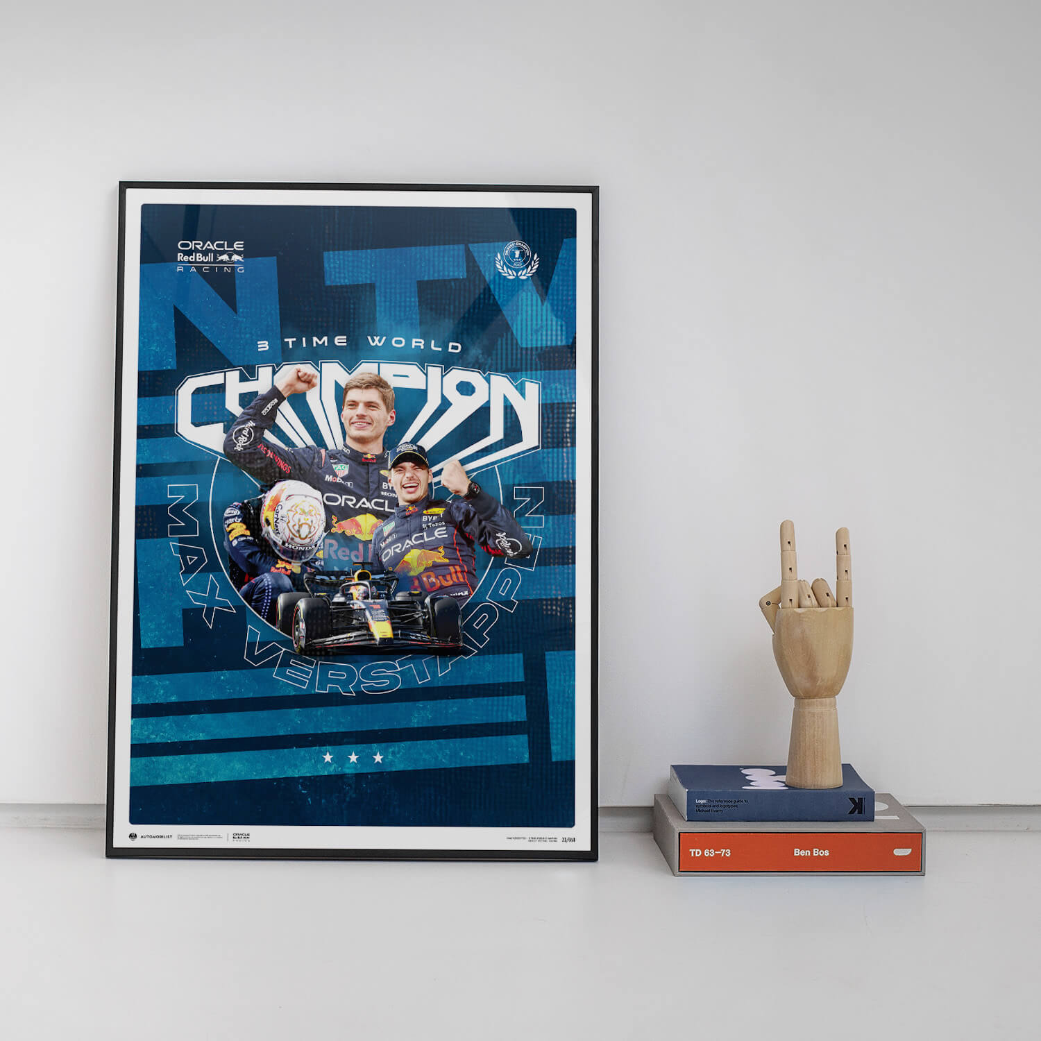 Max Verstappen | 2023 F1® World Drivers' Champion | Oracle Red Bull Racing Poster