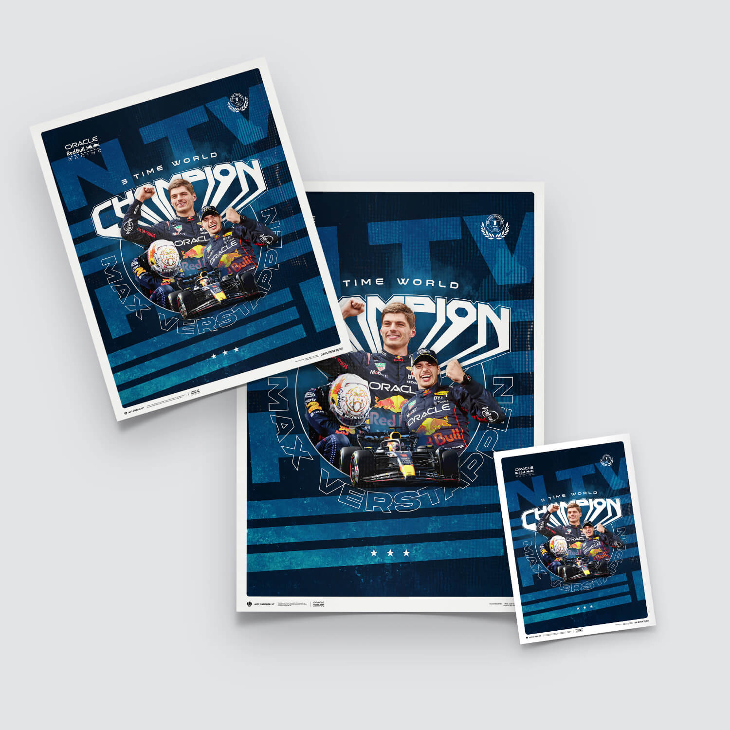 Max Verstappen | 2023 F1® World Drivers' Champion | Oracle Red Bull Racing Poster