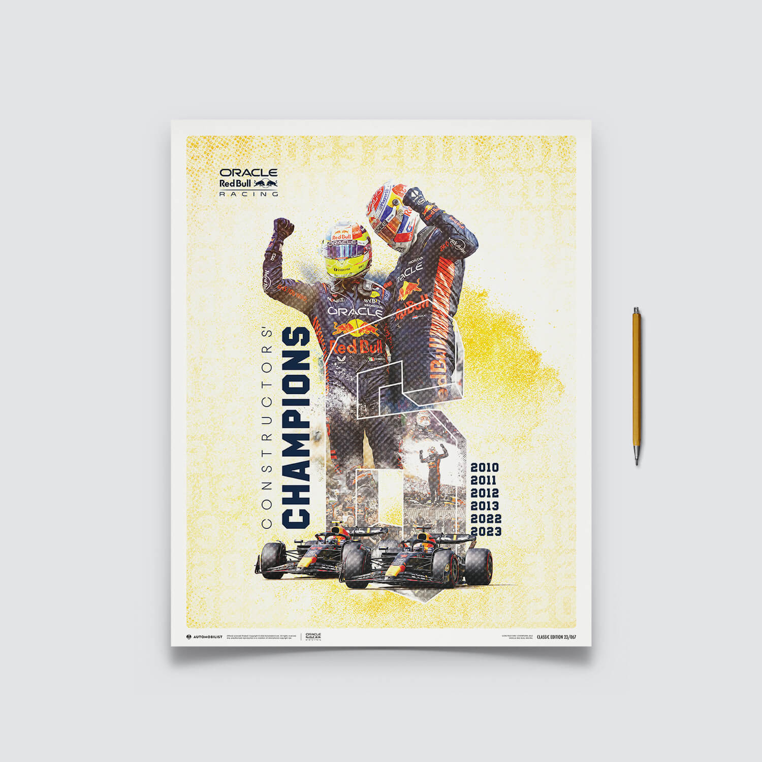Oracle Red Bull Racing | 2023 F1® World Constructors' Champions | Red Bull Poster