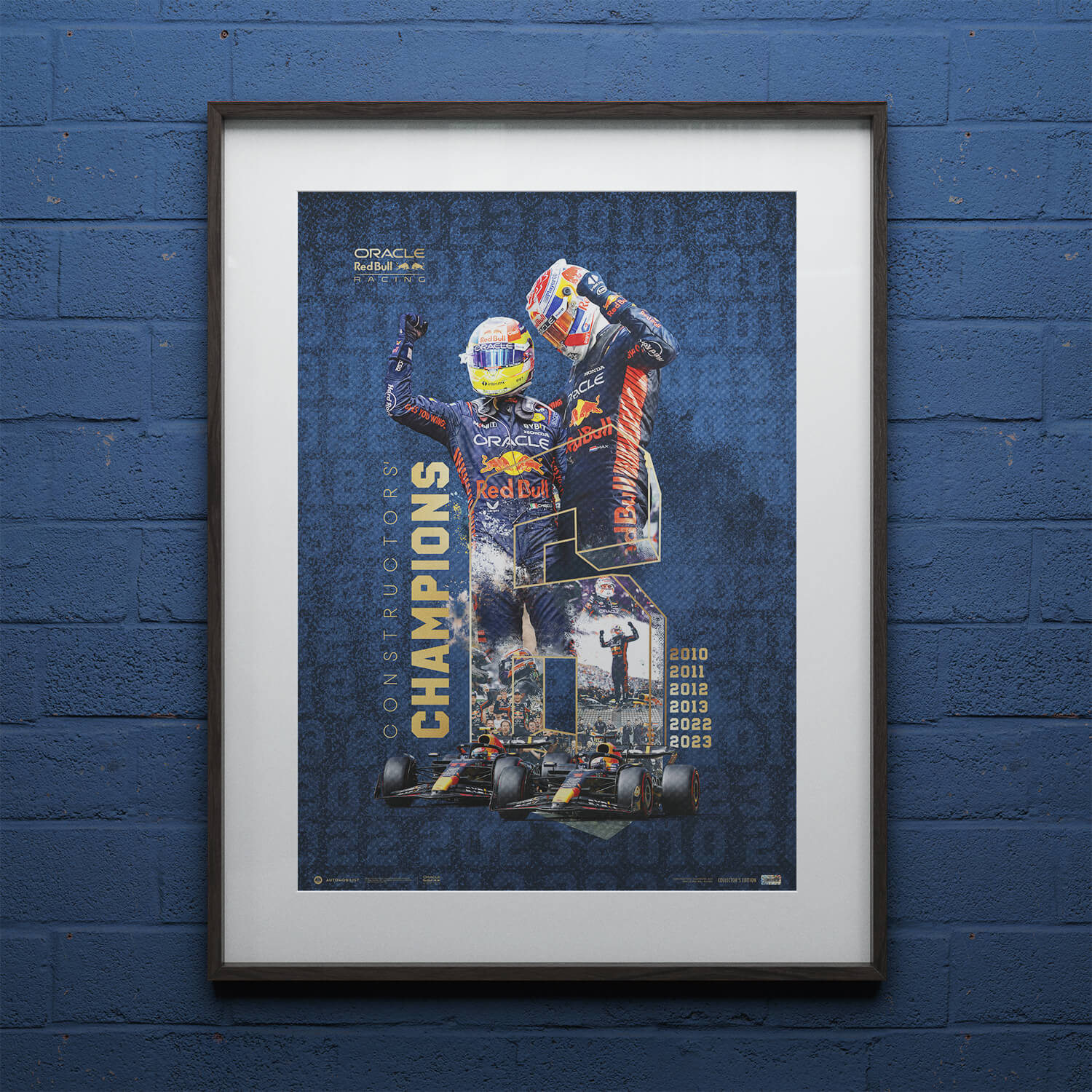 Oracle Red Bull Racing | 2023 F1® World Constructors' Champions | Collector’s Edition Red Bull Poster