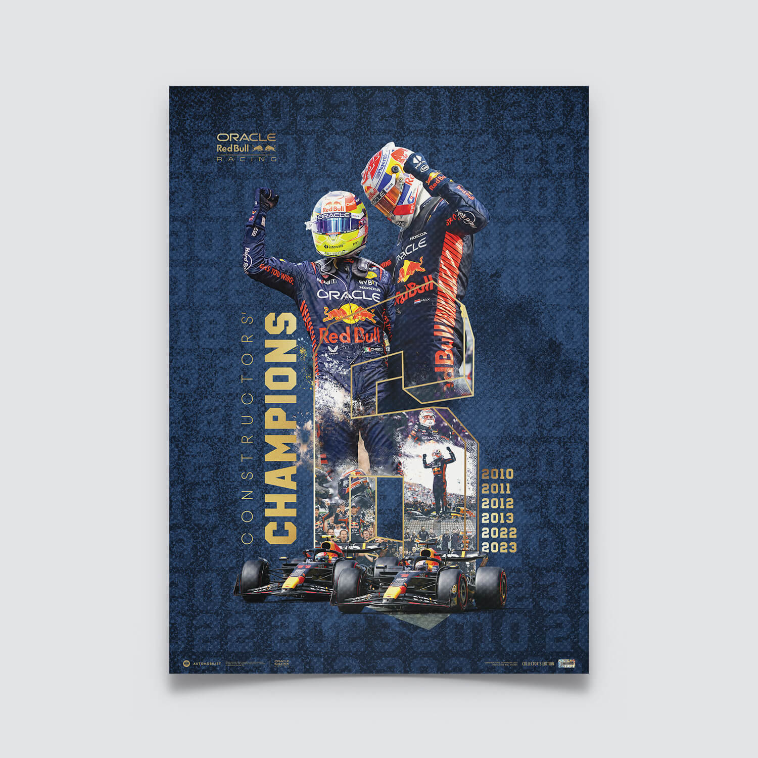 Oracle Red Bull Racing | 2023 F1® World Constructors' Champions | Collector’s Edition Red Bull Poster
