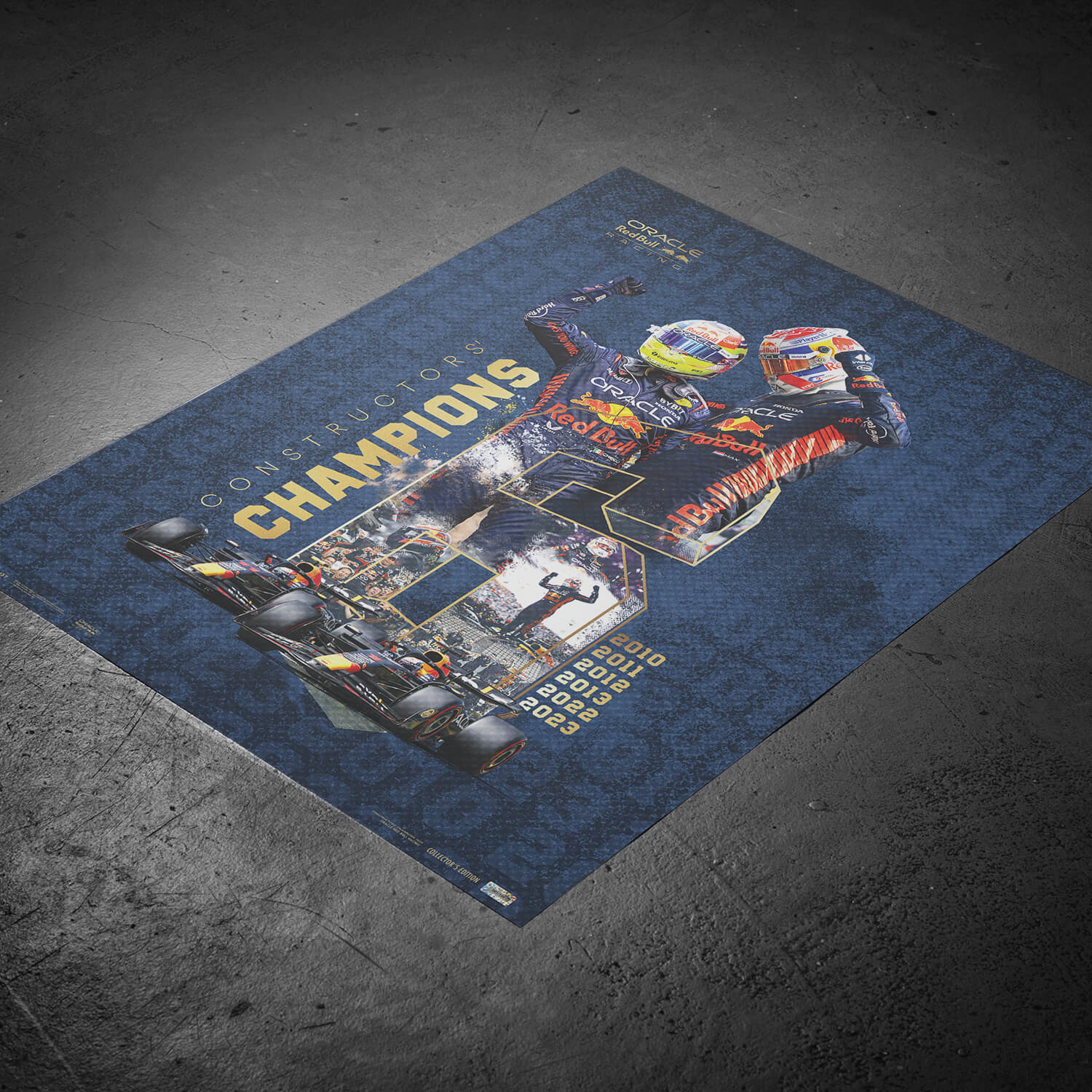Oracle Red Bull Racing | 2023 F1® World Constructors' Champions | Collector’s Edition Red Bull Poster