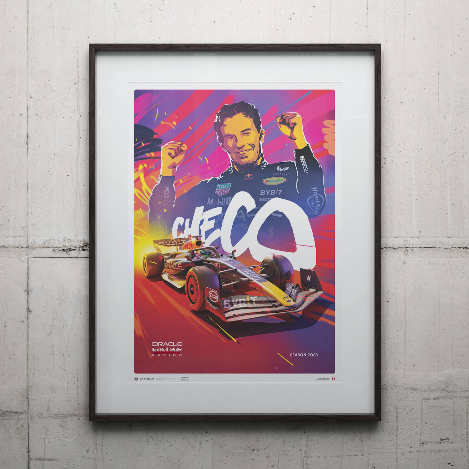 Sergio Pérez | 2023 Oracle Red Bull Racing | Red Bull Poster