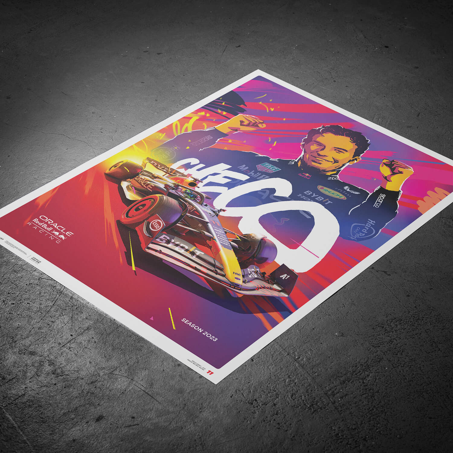 Sergio Pérez | 2023 Oracle Red Bull Racing | Red Bull Poster