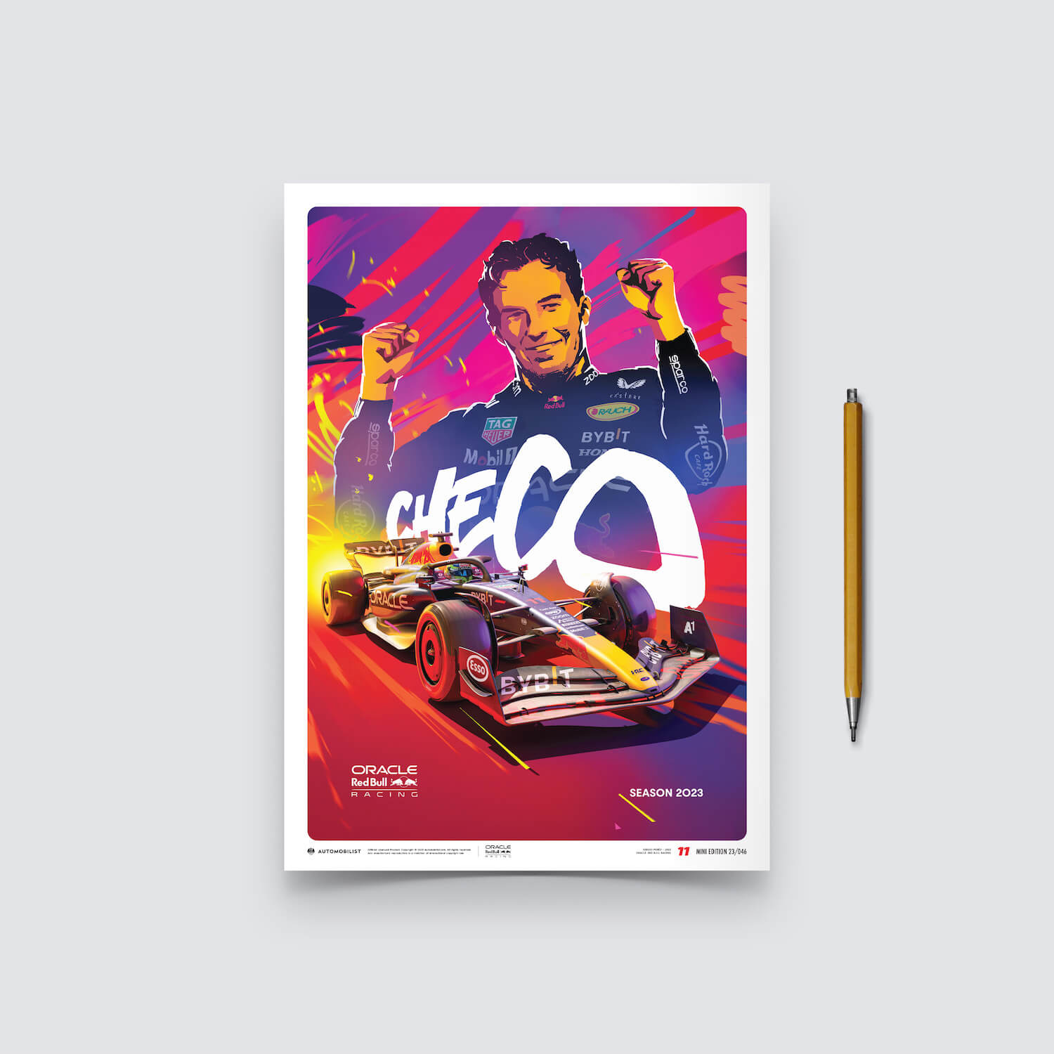 Sergio Pérez | 2023 Oracle Red Bull Racing | Red Bull Poster