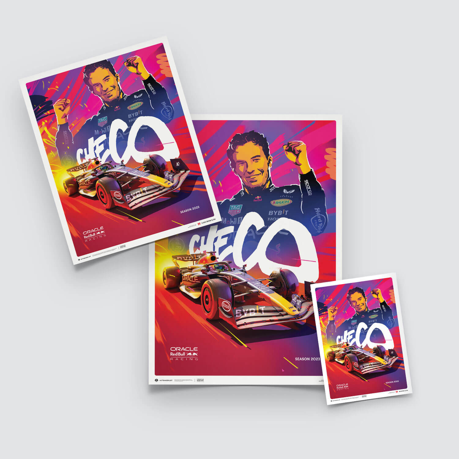 Sergio Pérez | 2023 Oracle Red Bull Racing | Red Bull Poster