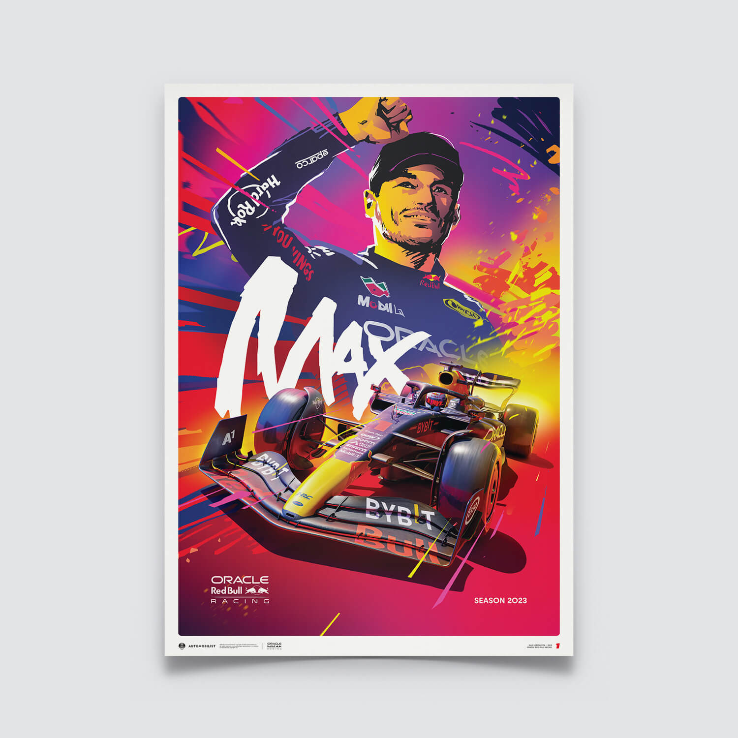 Max Verstappen | 2023 Oracle Red Bull Racing | Red Bull Poster