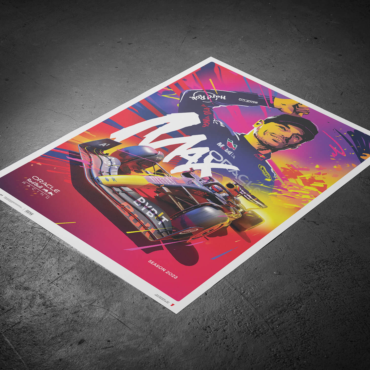 Max Verstappen | 2023 Oracle Red Bull Racing | Red Bull Poster