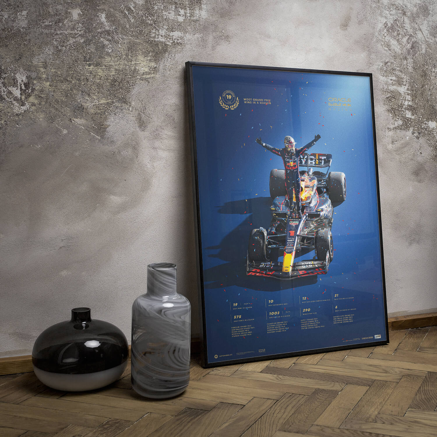 Max Verstappen | 2023 Record-breaking Season | Oracle Red Bull Racing Poster