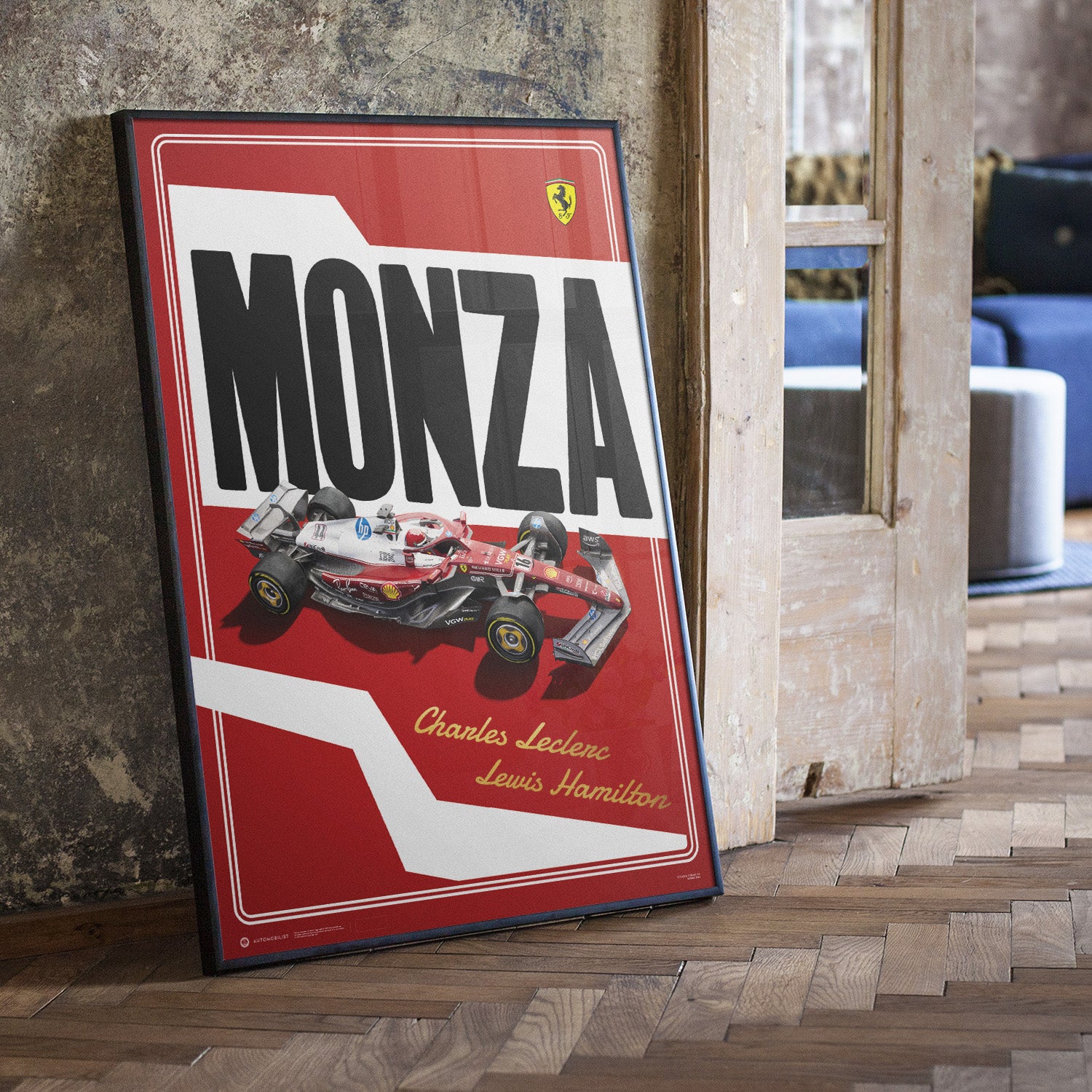 Scuderia Ferrari HP - SF-25 Monza special livery 2025 | Official Poster