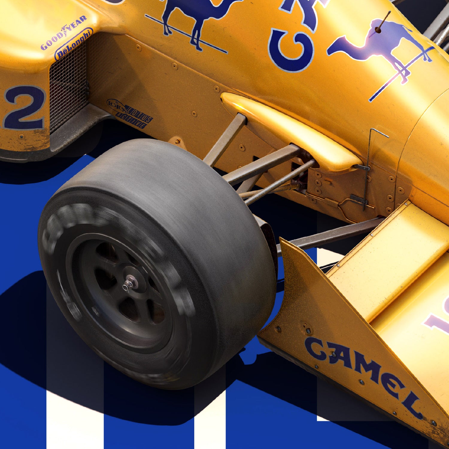 Ayrton Senna Classic Team Lotus 99T Monte Carlo | 30 YEARS OF LEGACY | Limited Edition Poster