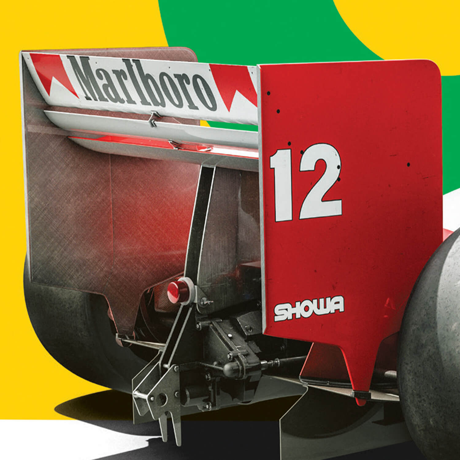 Ayrton Senna | 1988 35th Anniversary San Marino GP 88 | McLaren MP4/4 Poster