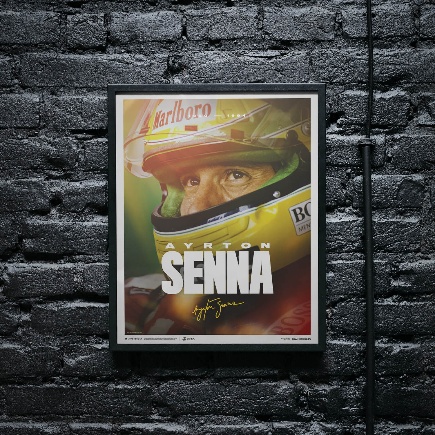 Ayrton Senna | 2023 Designed to Win | Senna Poster
