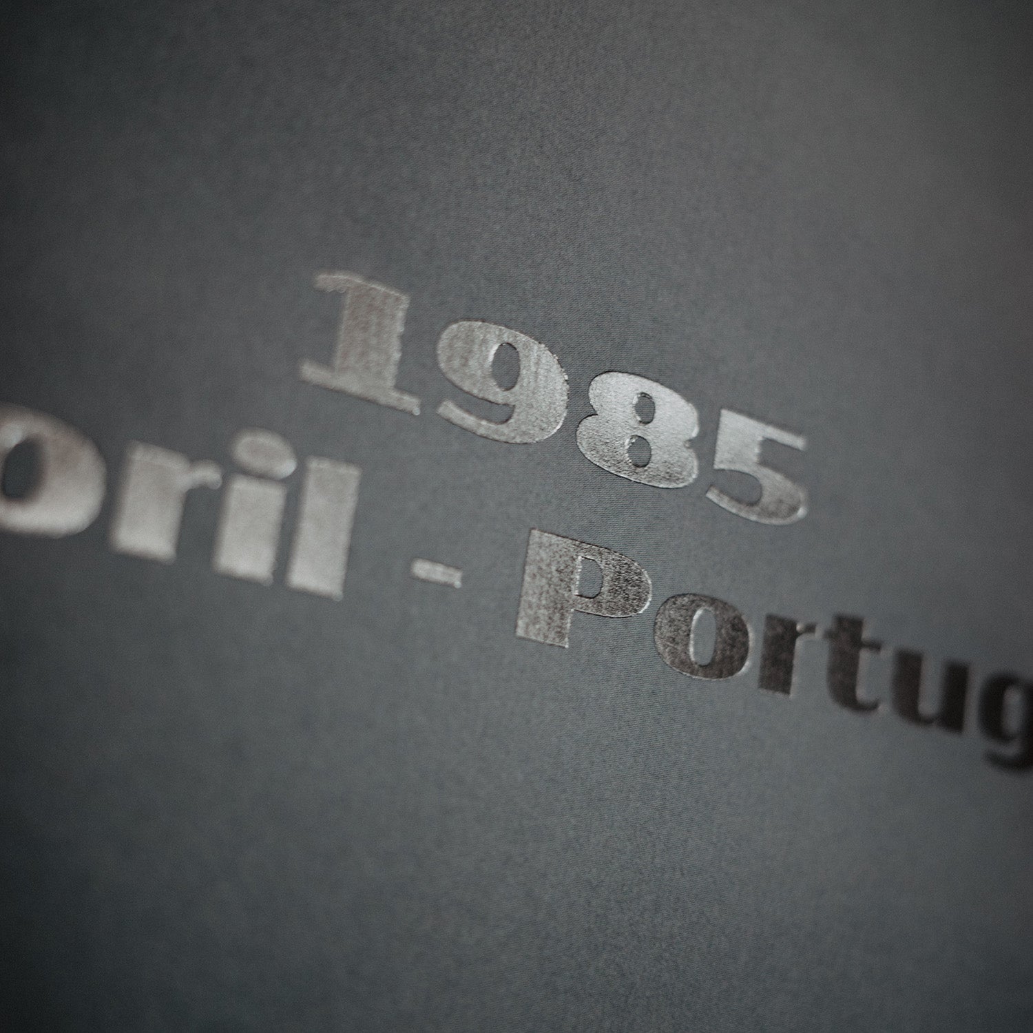 Ayrton Senna | 1985 Rainmaster 40th Anniversary Estoril Silver | Collector's Edition Lotus 97T Poster