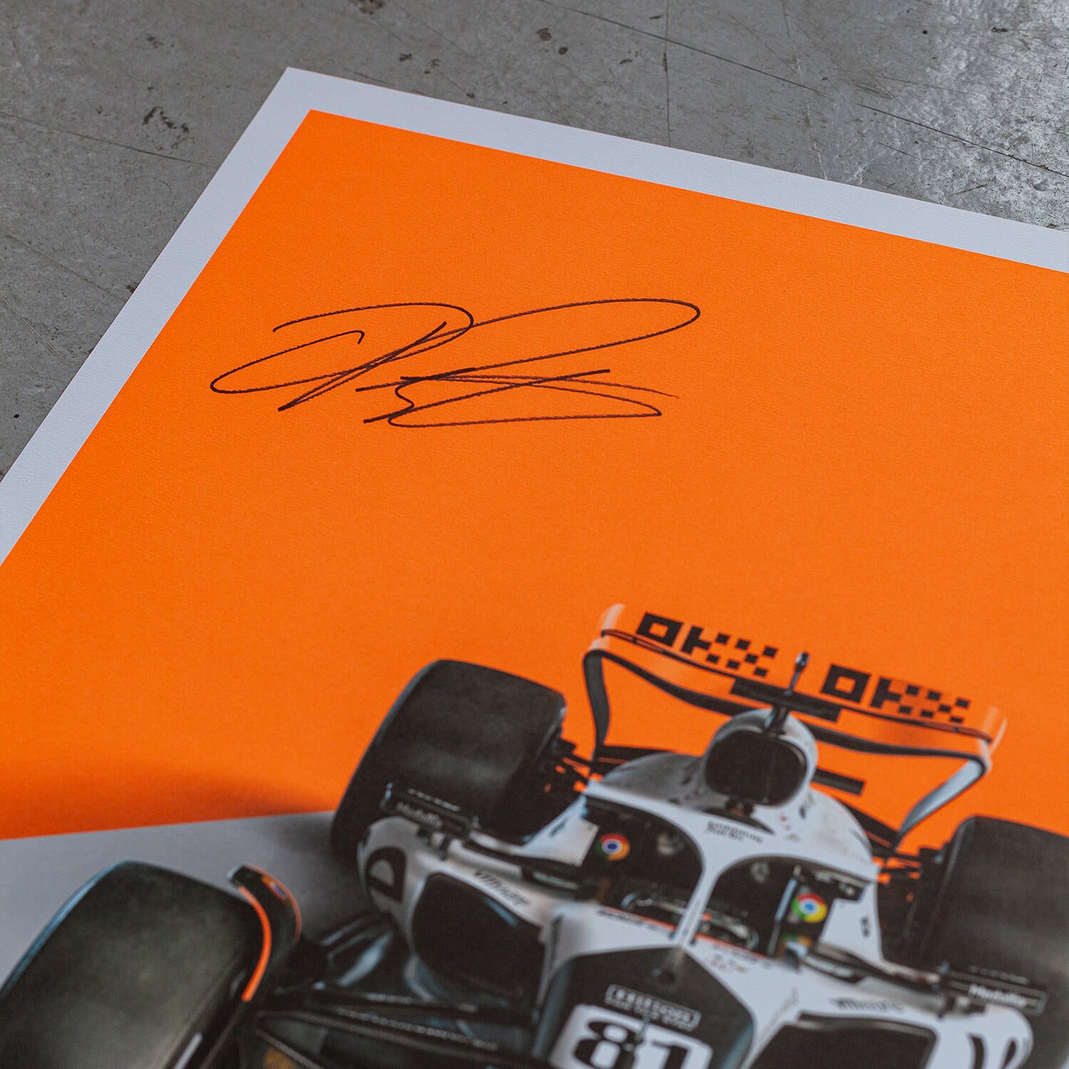 Oscar Piastri | 2023 The Triple Crown Livery 60th Anniversary | Signed McLaren Formula 1 Team Poster