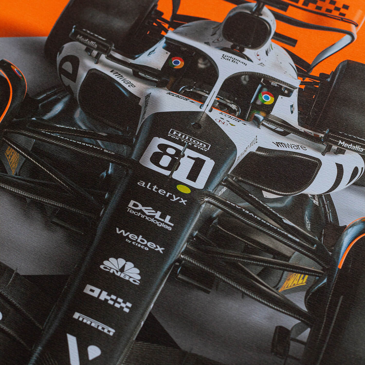 Oscar Piastri | 2023 The Triple Crown Livery 60th Anniversary | Signed McLaren Formula 1 Team Poster