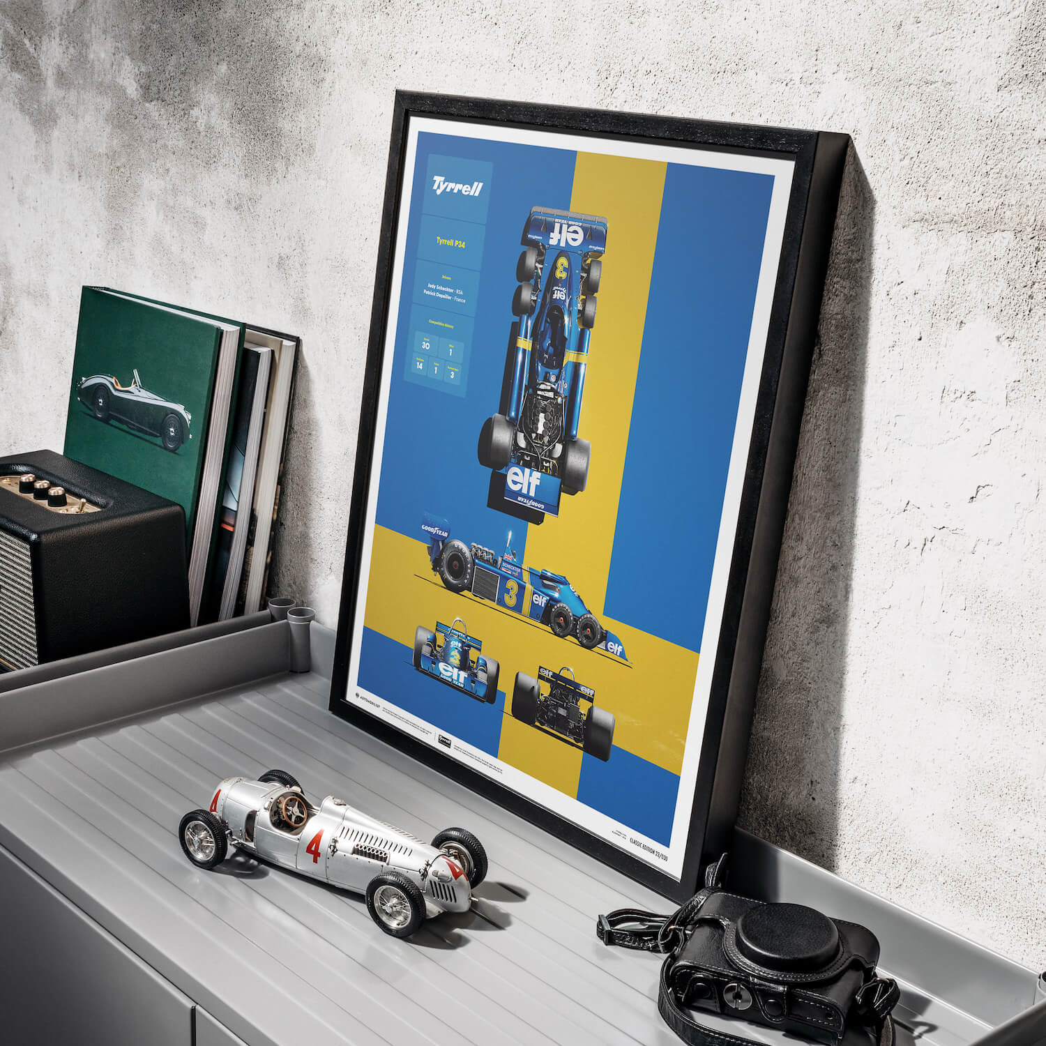 Tyrrell P34 | 1976 Blueprint | Tyrrell Poster