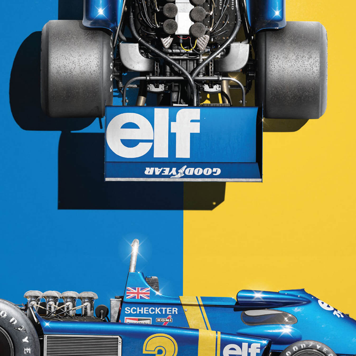 Tyrrell P34 | 1976 Blueprint | Tyrrell Poster