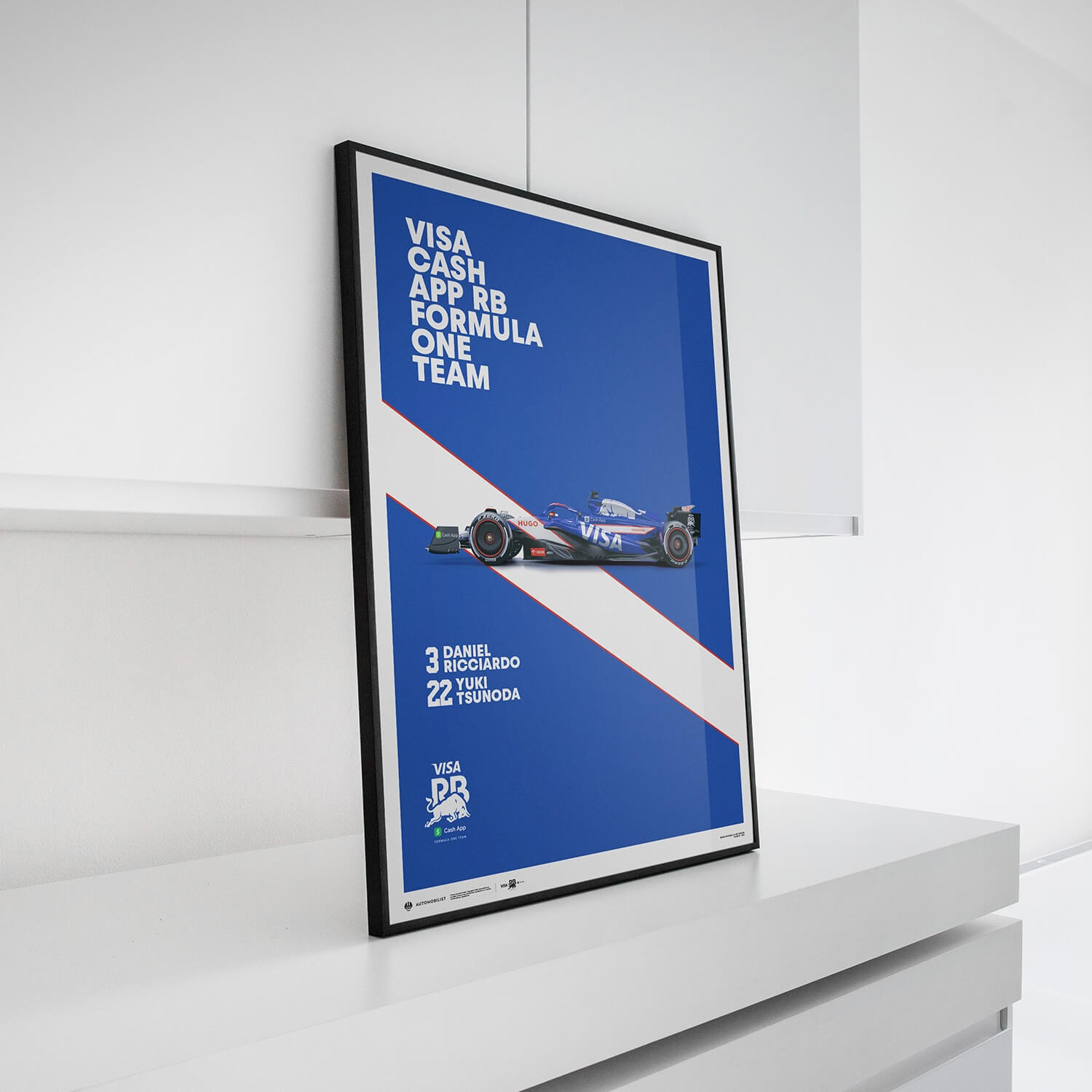 Visa Cash App RB Formula One Team VCARB 01 | 2024 | Red Bull Poster