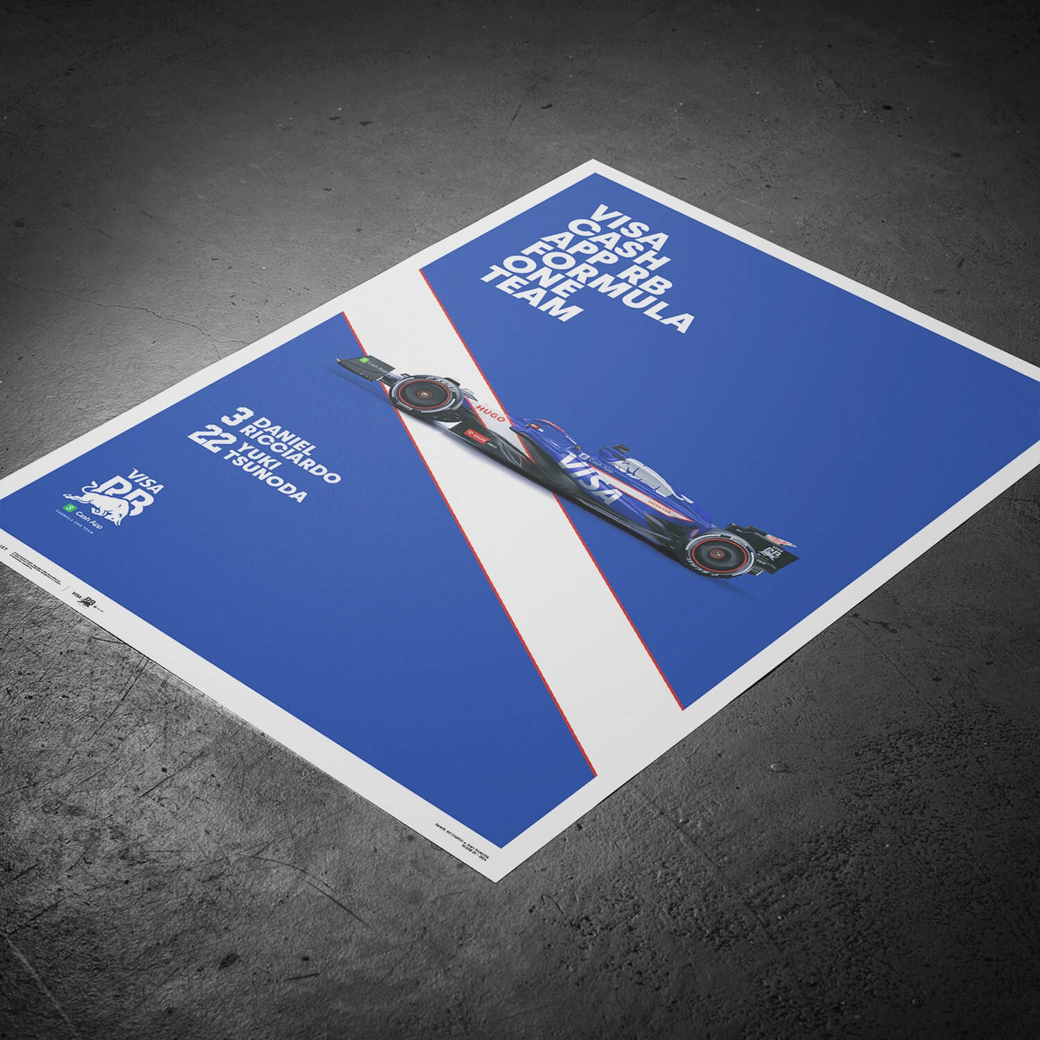 Visa Cash App RB Formula One Team VCARB 01 | 2024 | Red Bull Poster