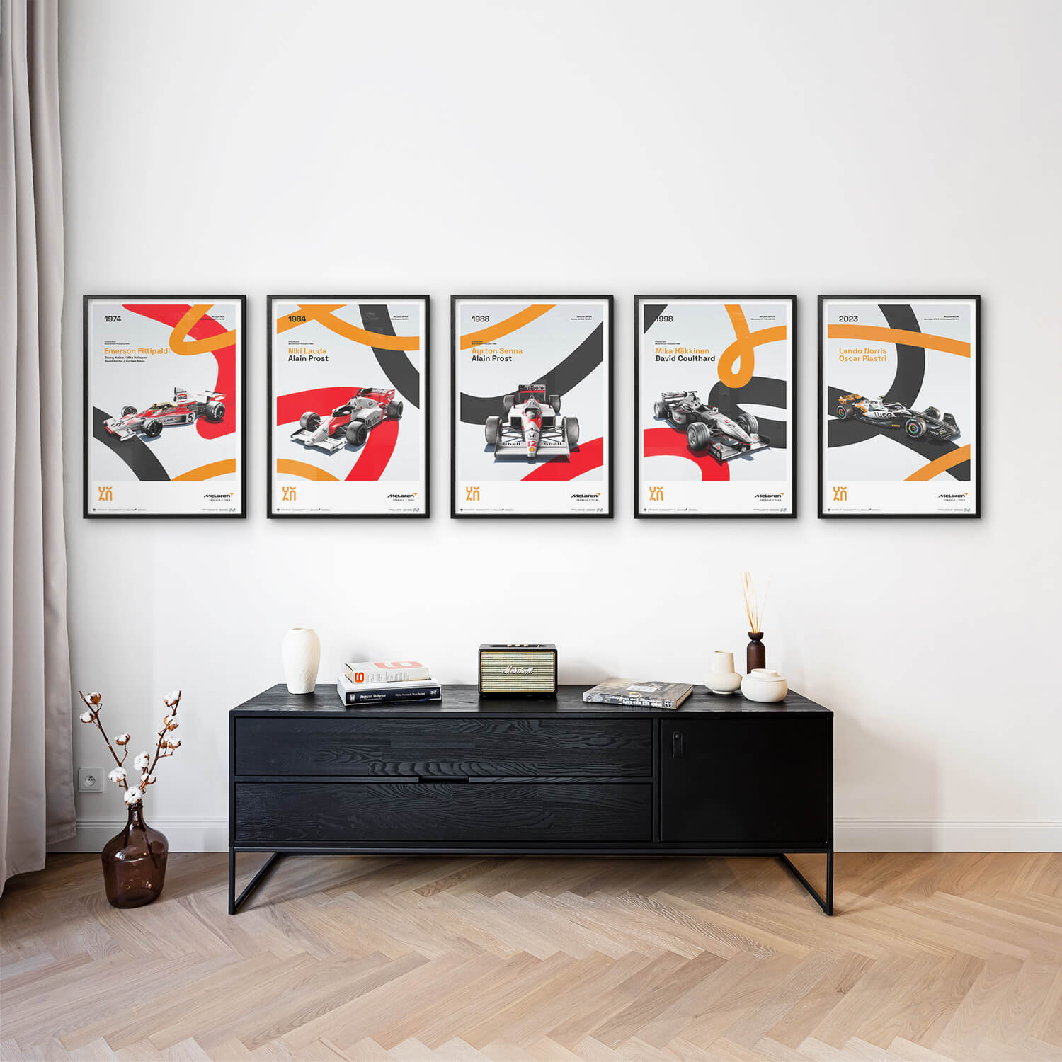 McLaren Racing MP4/2 | 1984 60th Anniversary | McLaren Poster