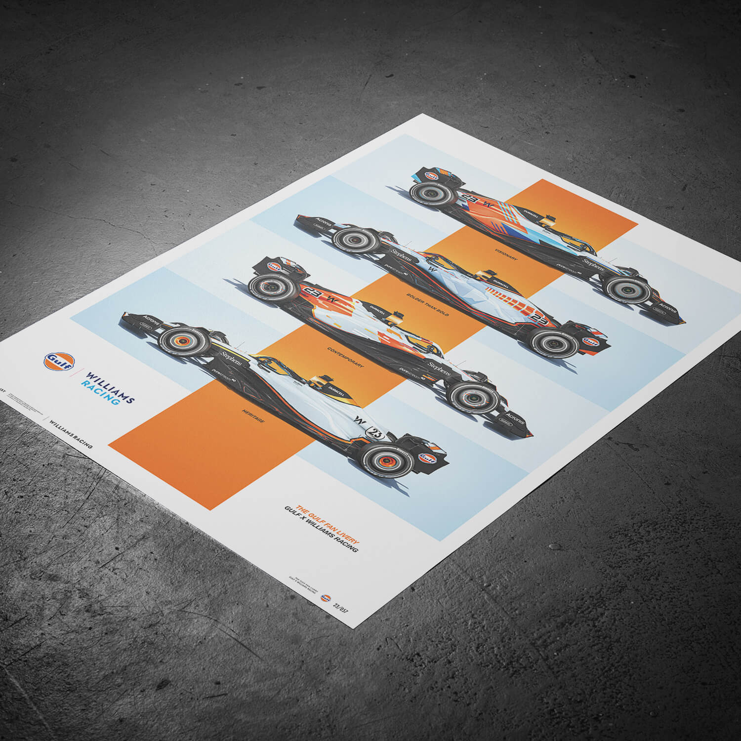 Williams Racing - couleur des fans du Golfe - 2023