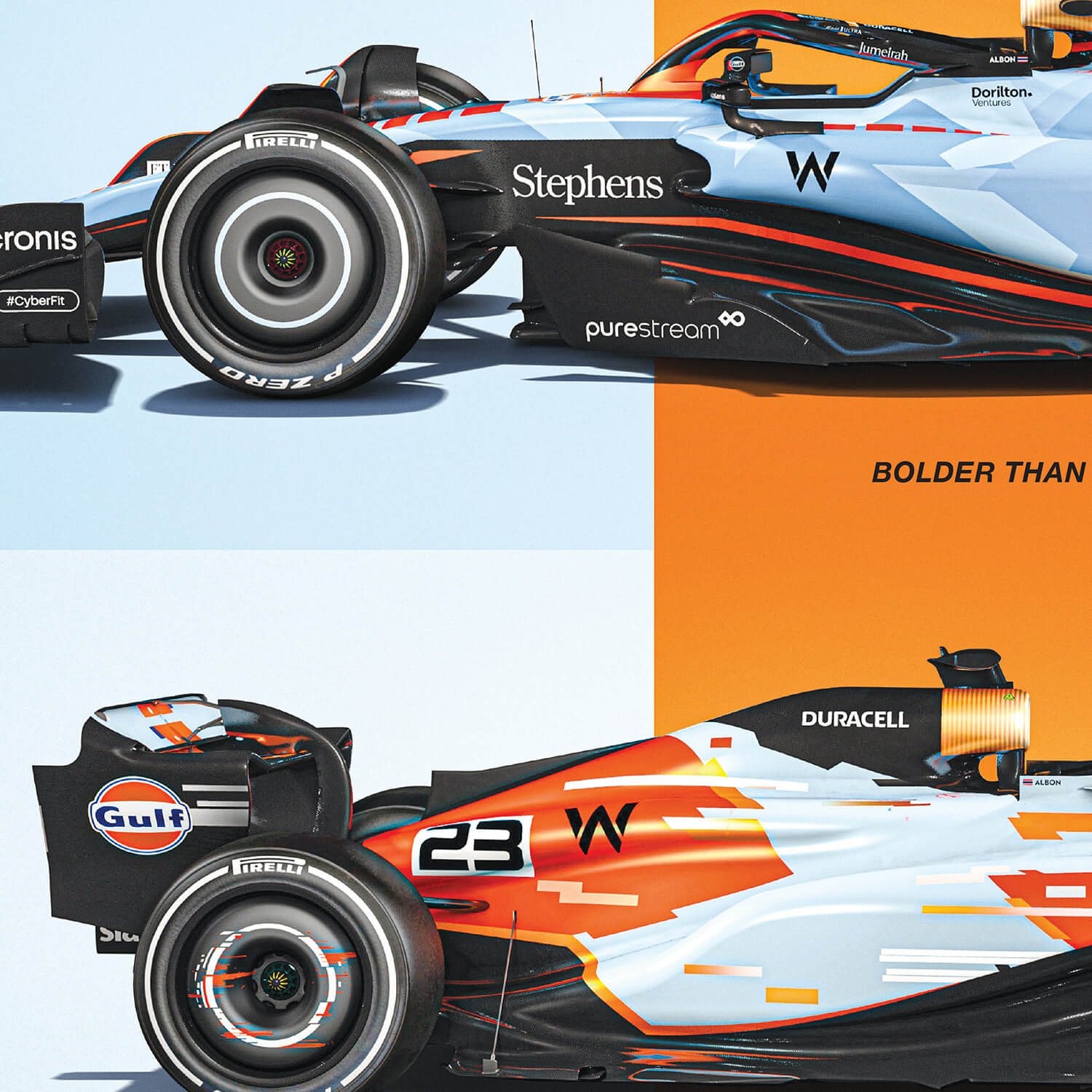 Williams Racing - couleur des fans du Golfe - 2023