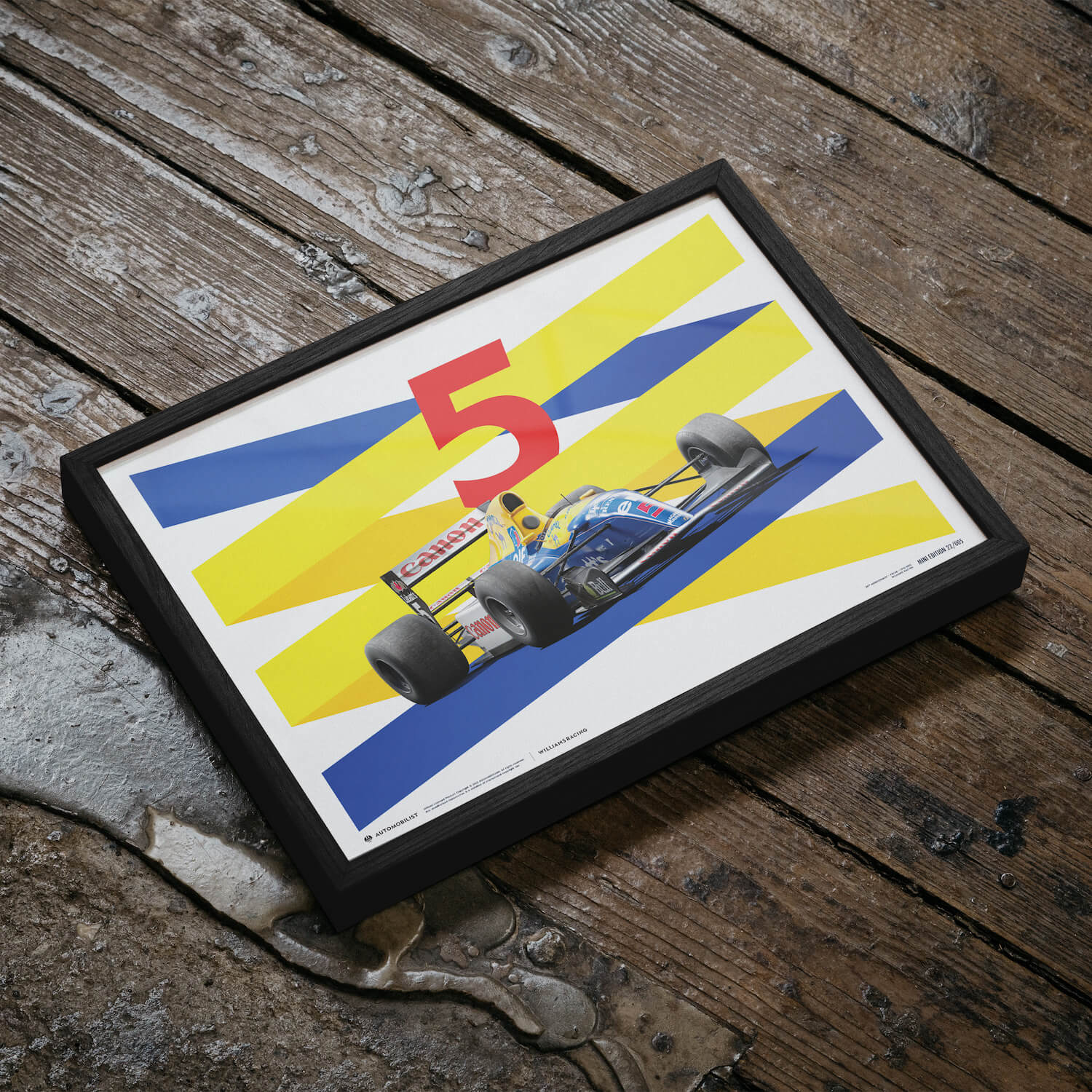 Williams Racing Red Five | 1992 F1® World Drivers' & Constructors' Champion | Williams Poster