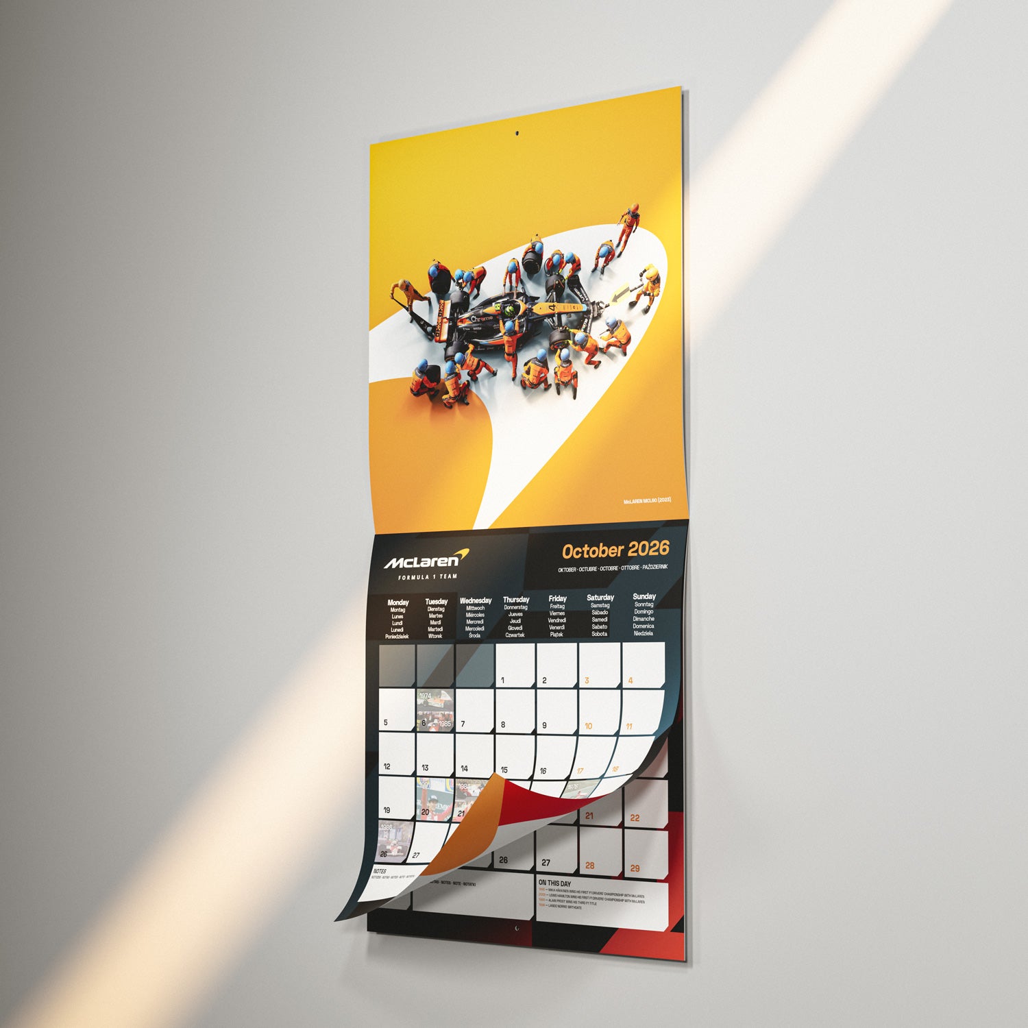McLaren Official Calendar - 2026