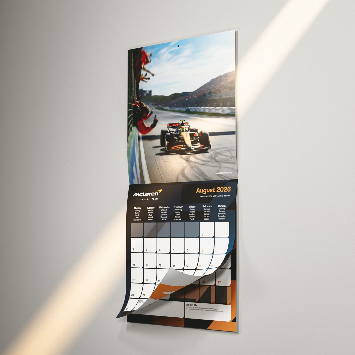 McLaren Official Calendar - 2026