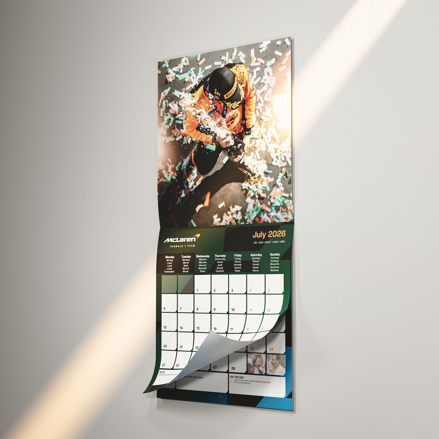 McLaren Official Calendar - 2026