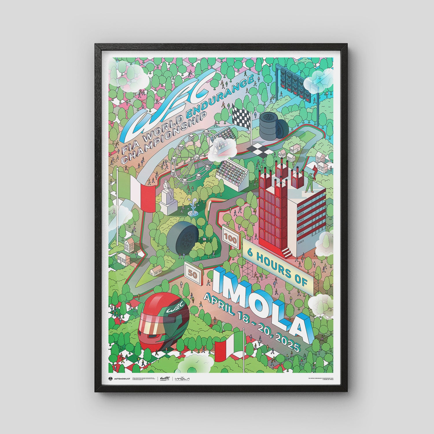 FIA WEC 2025 | 6 Hours of Imola | Official Event Poster
