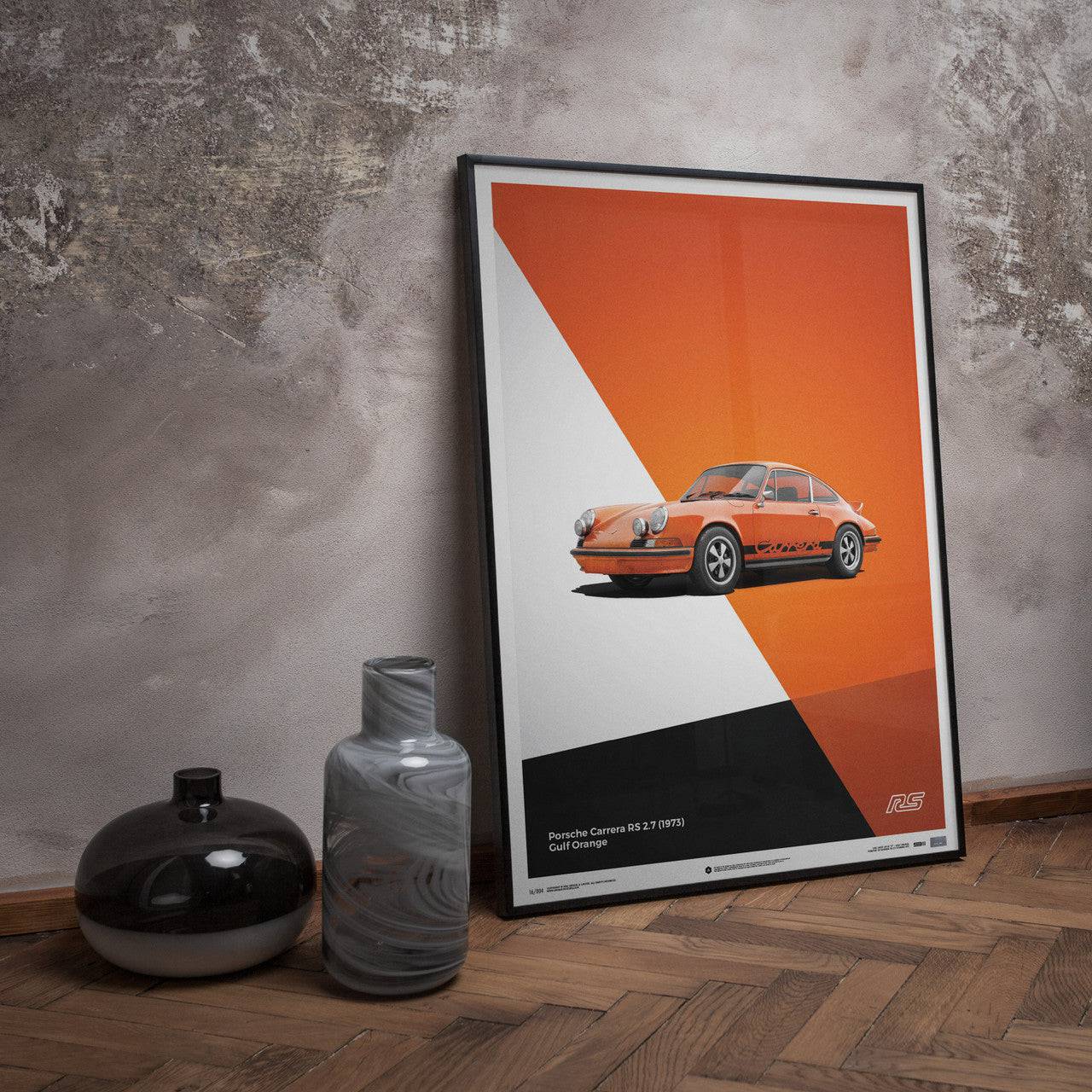 Porsche 911 RS - Orange - Limited Poster