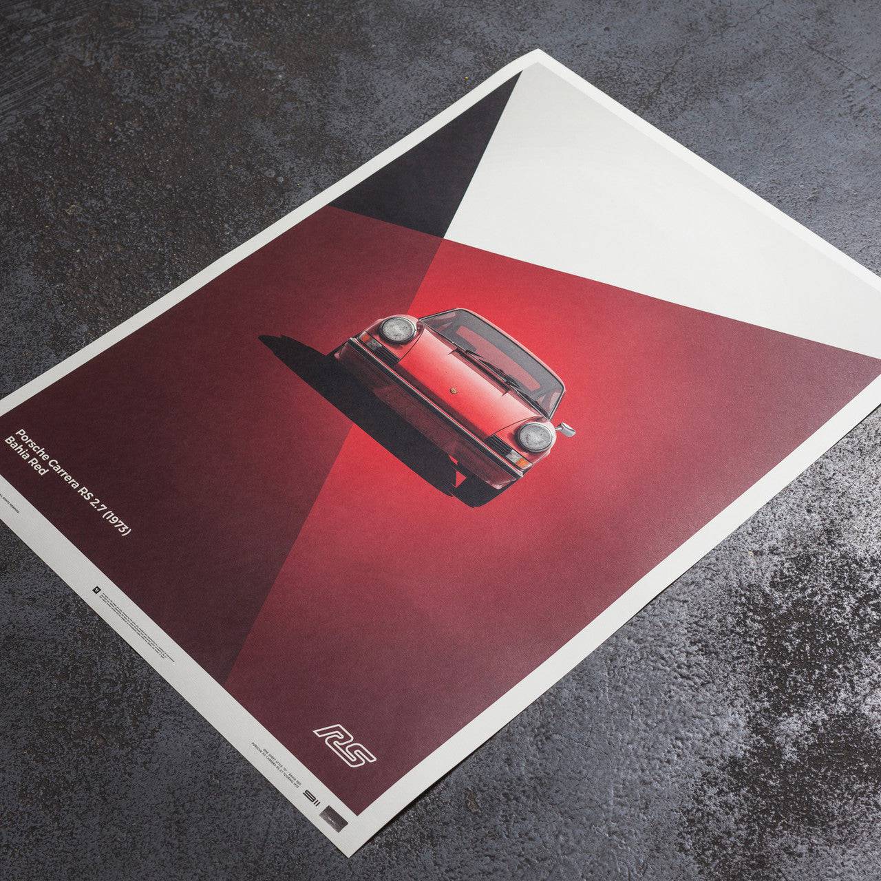 Porsche 911 RS - Red - Limited Poster