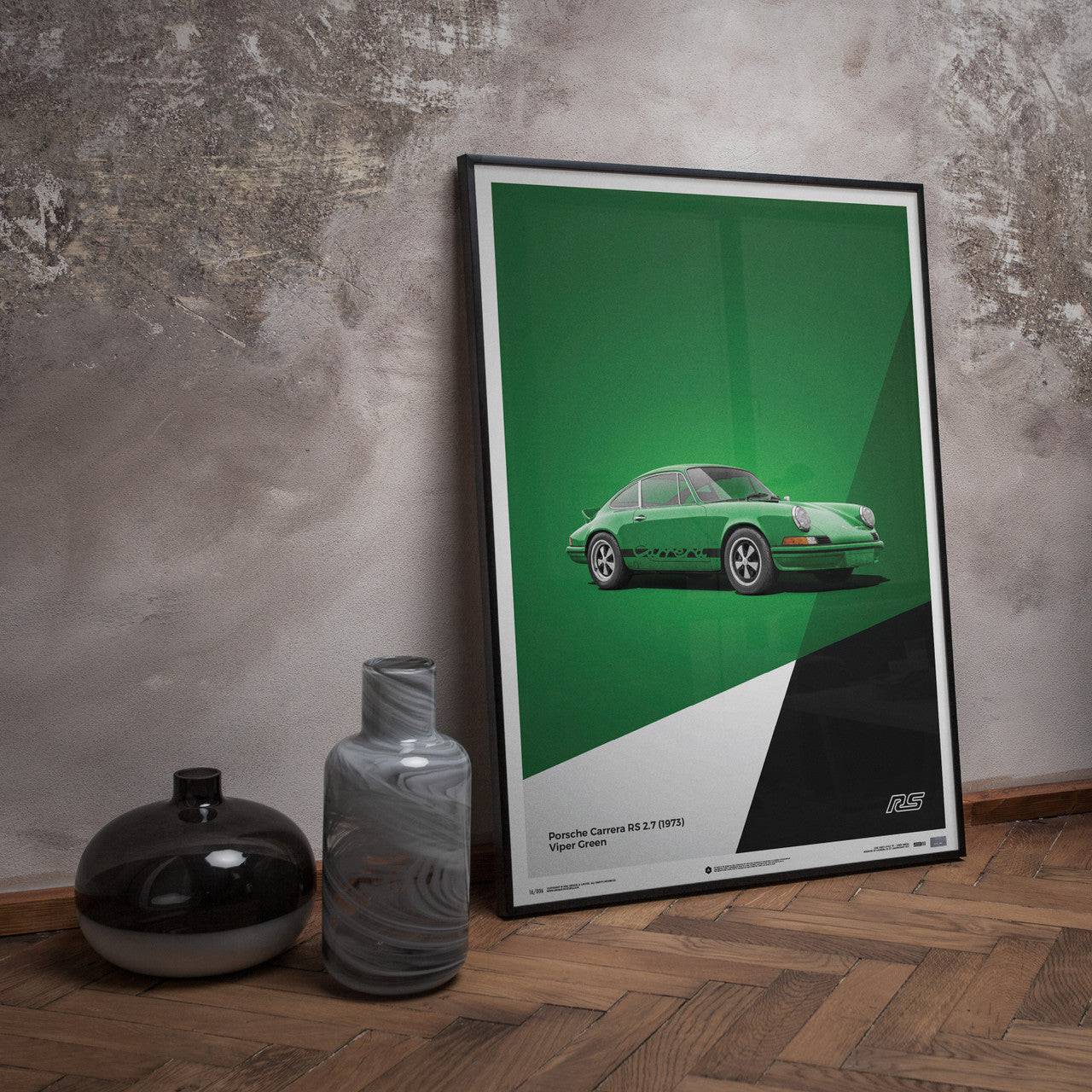 Porsche 911 RS - Green - Limited Poster