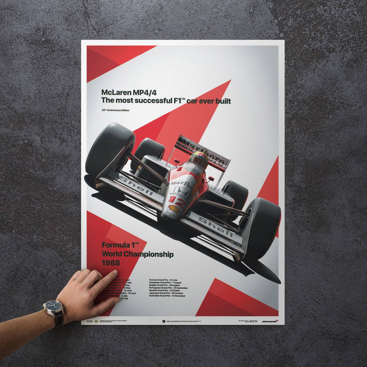 McLaren MP4/4 - Ayrton Senna - San Marino GP - 1988 | Unlimited Edition