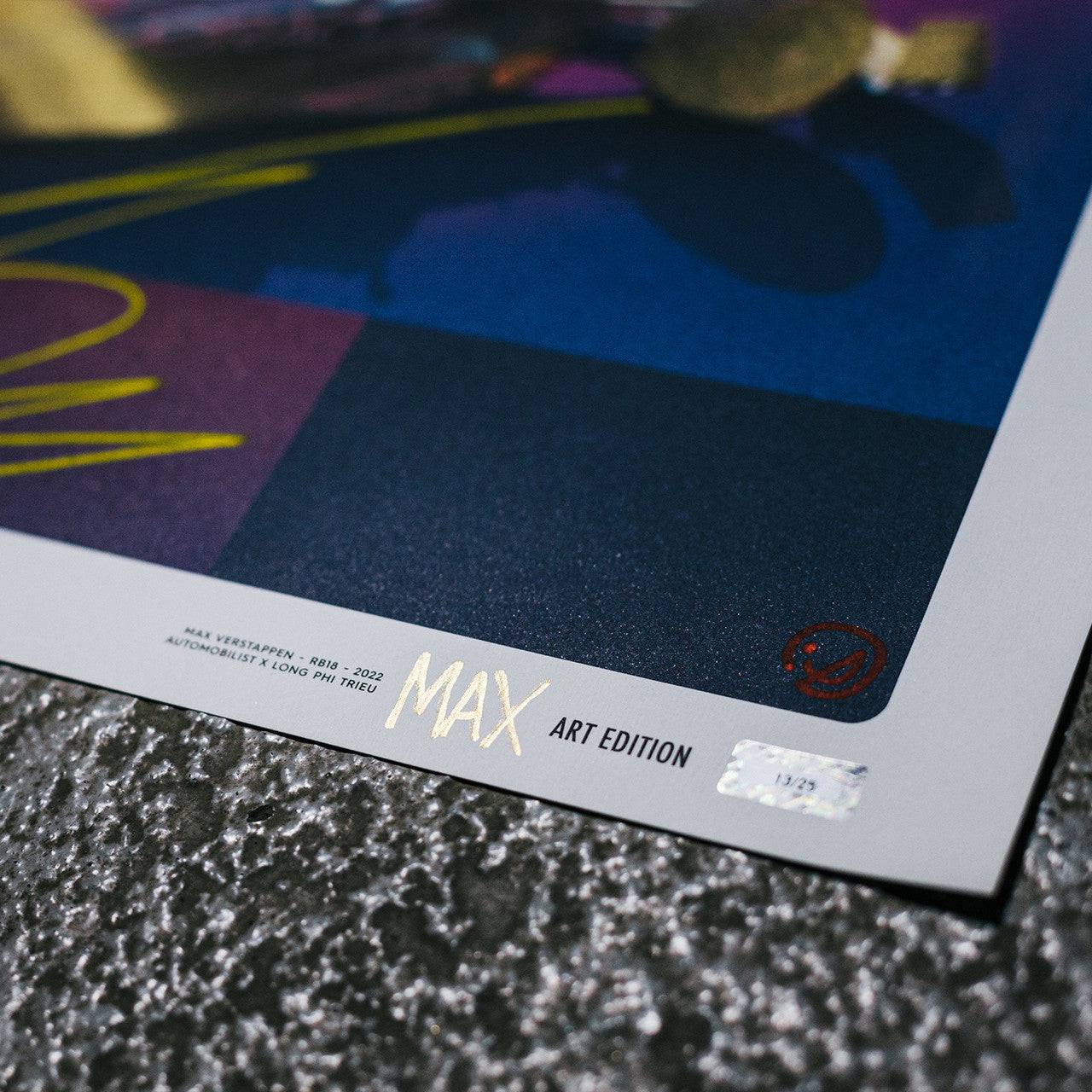 Oracle Red Bull Racing - Max Verstappen - Art to the Max - 2022 | Art Edition | #13/25