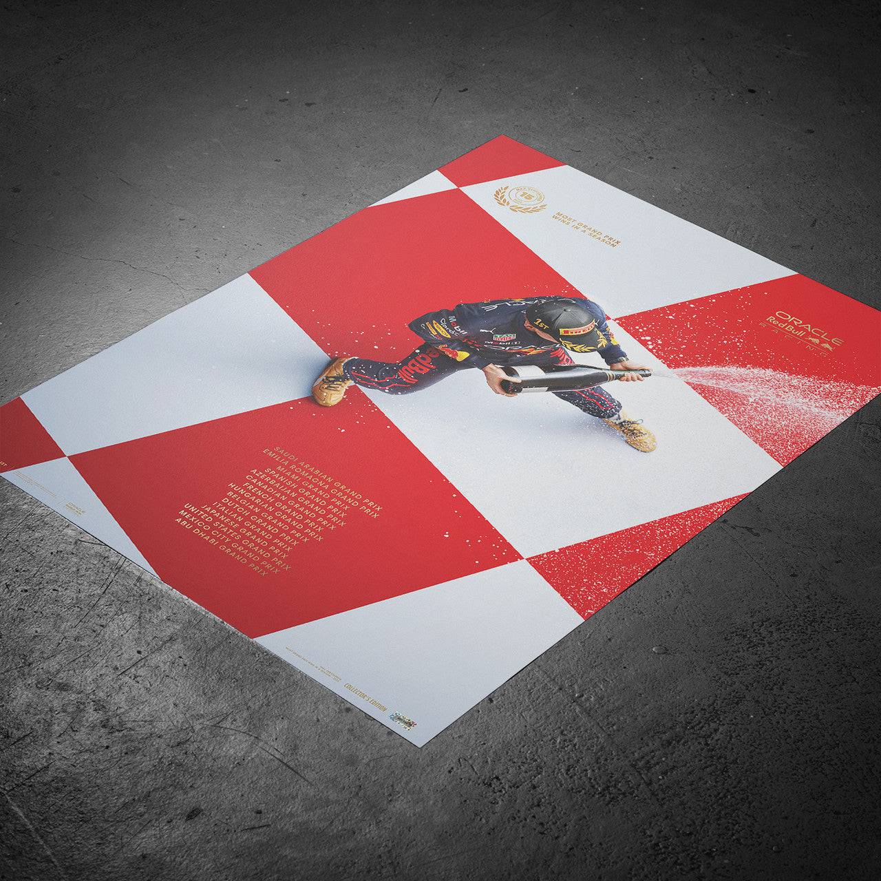 15 Oracle Red Bull Racing - Max Verstappen - Most Grand Prix Wins in a Season - 2022 | Collector’s Edition